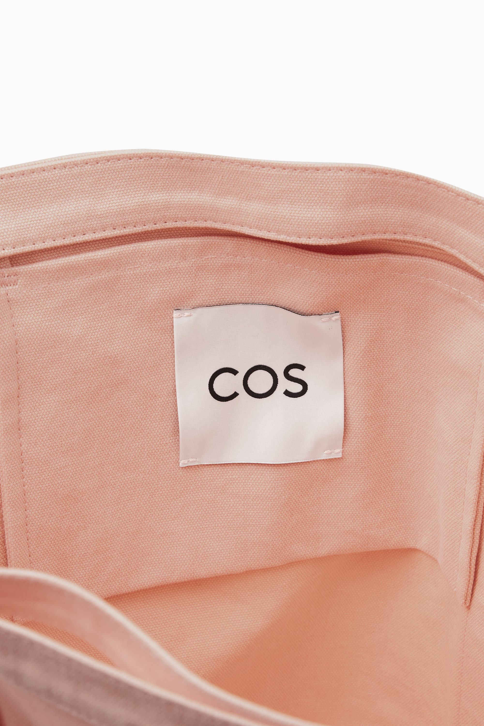 WASHED-COTTON TOTE - BLACK | COS