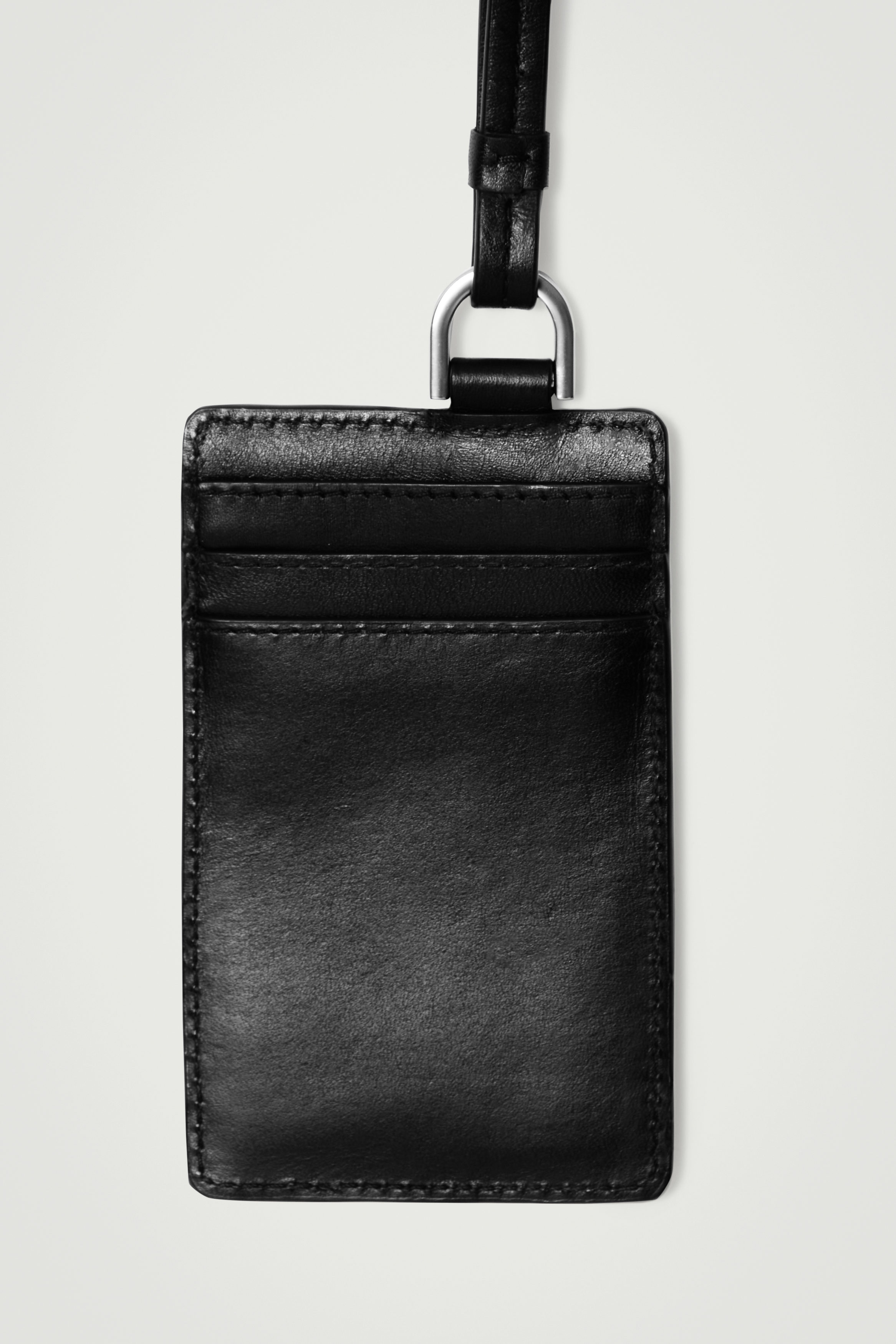 ★PEDRO Leather Lanyard with Card Holder カードケース/送料込 CARDHOLDER LANYARD - LEATHER - BLACK | COS