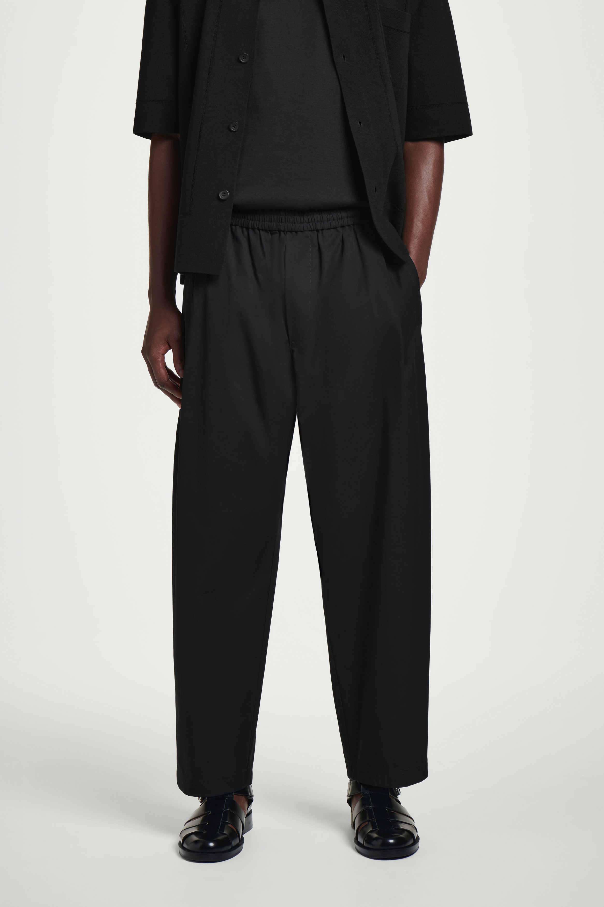 パンツ Wide－leg Drawstring Trouser