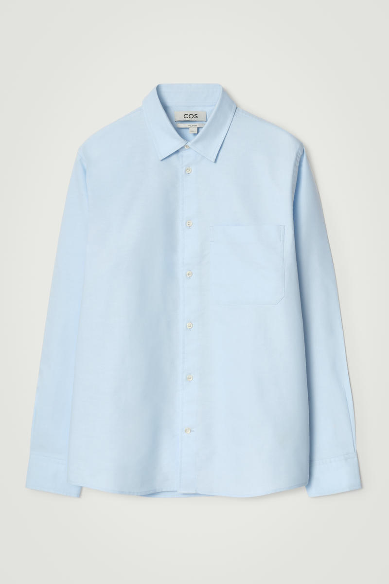 Relaxed Oxford Shirt in Light Blue