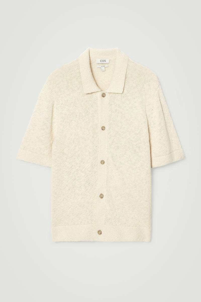 Mélange Knitted Shirt