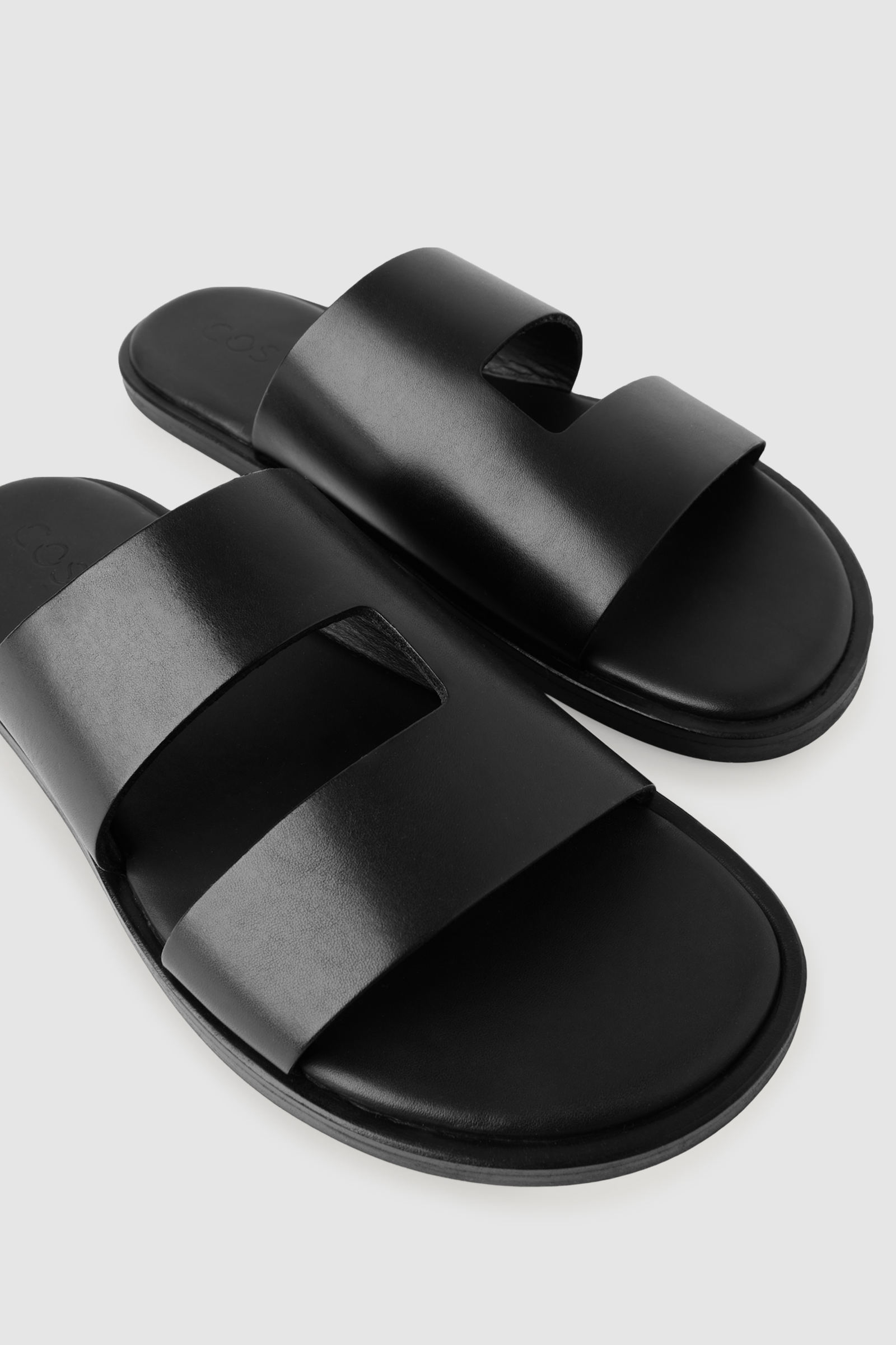 サンダル LEATHER SLIDER SANDALS - 通販 - scout.org.mk