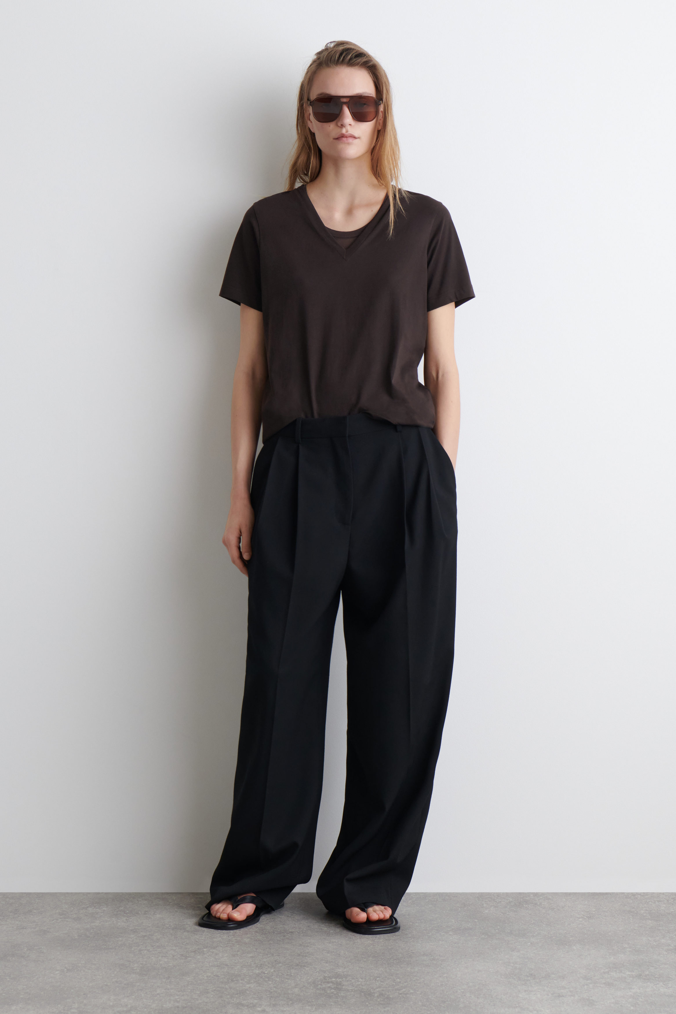 正規完売品　Salsation Wear V-Tshirt DARK BROWN V Neck T-shirt – Salsation Limited