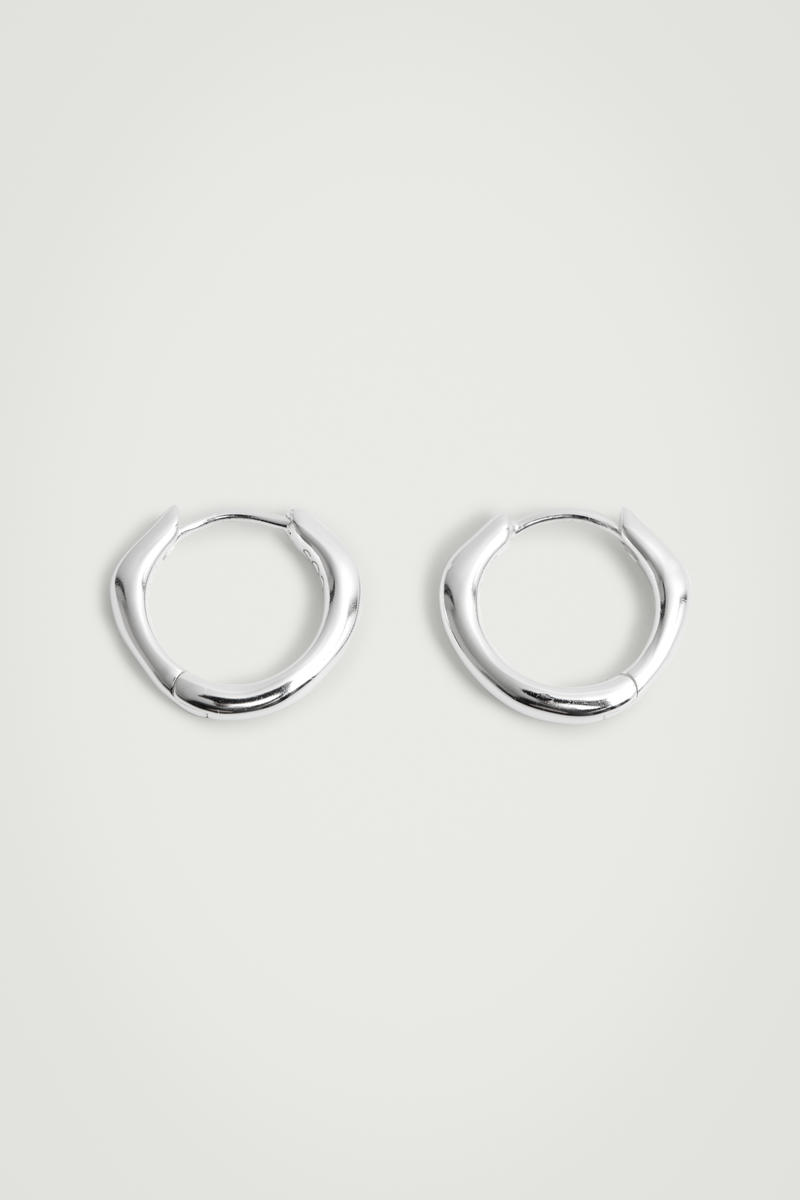 Sterling Silver Huggie Hoop Earrings