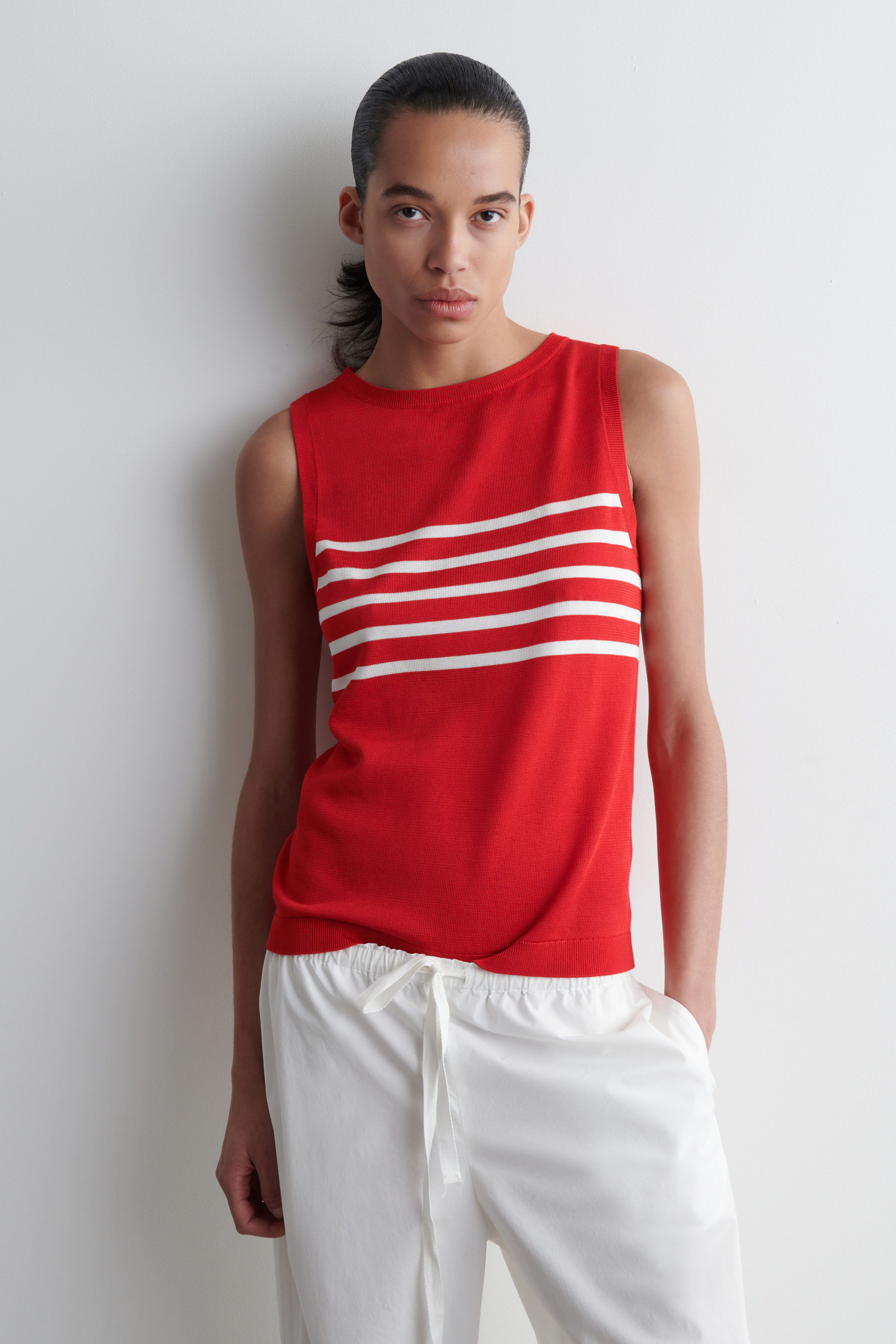THEREDTHREAD / ザレッドスレッド】S logo knit pants micro