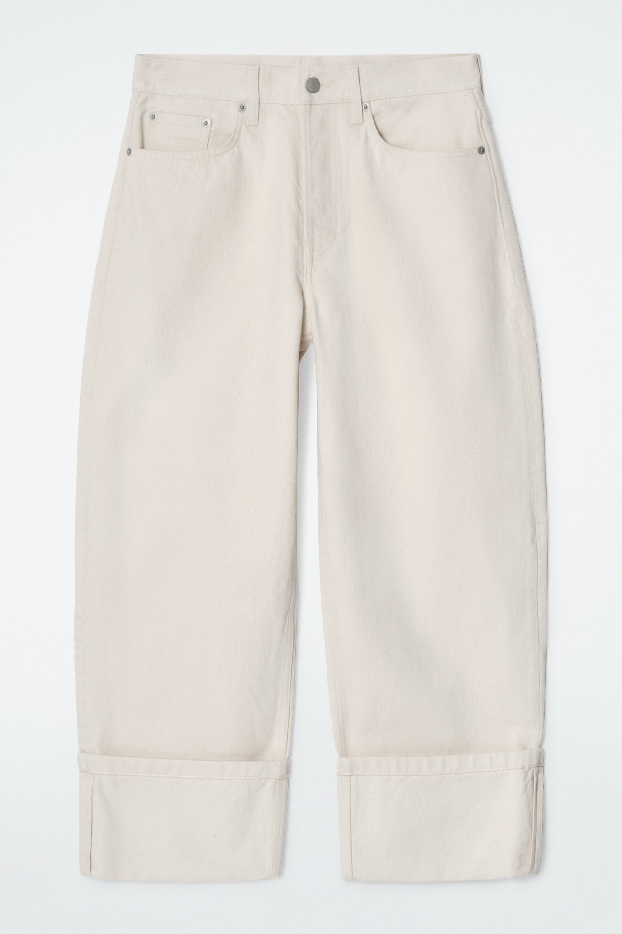 ★  JEANS★チャンキー レースアップ★WHITE/CREAM★ Proenza Schouler Ellsworth Jean - Ecru | Proenza Schouler