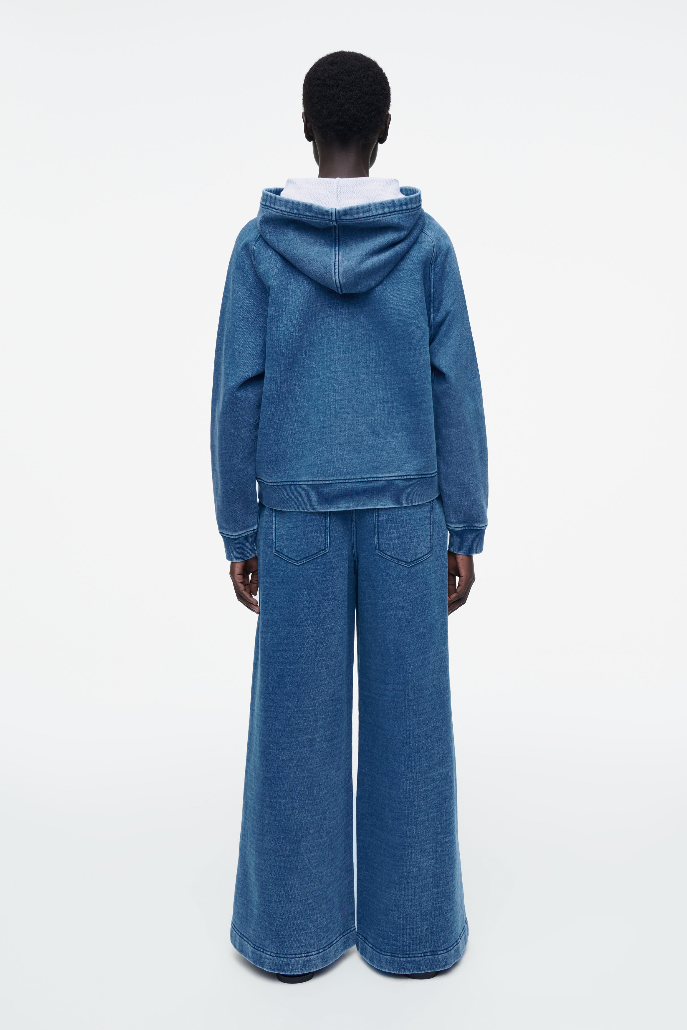 INTERBREED Mash Up Denim Hoodie (Indigo) | Atta