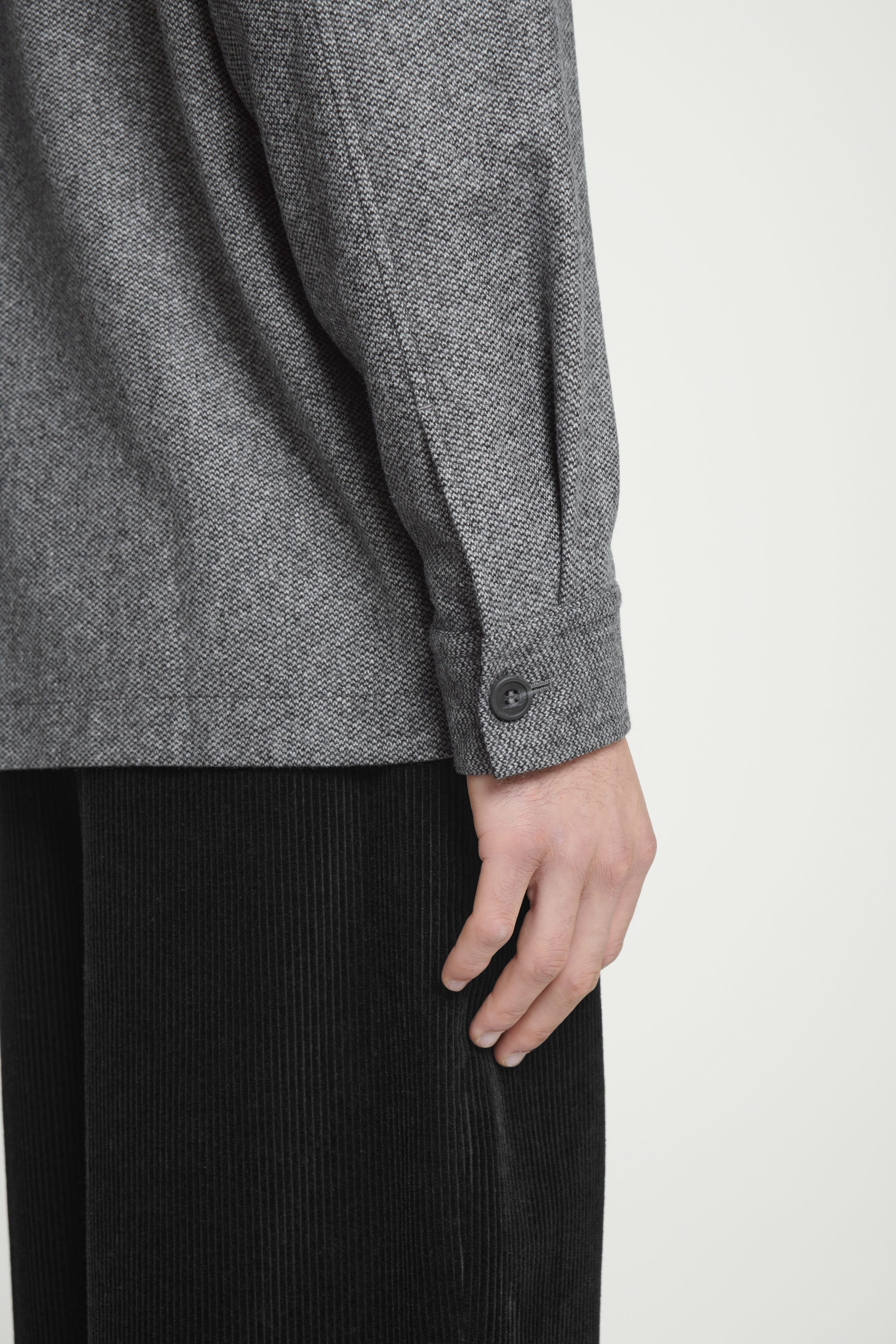 L’Appartement lisere Wool Blend BIG シャツ L'Appartement lisere Wool Blend BIG シャツ L'Appartement