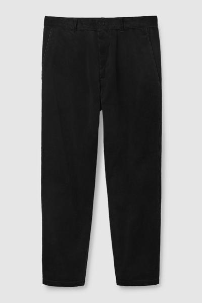 Relaxed-fit corduroy pants - BLACK 