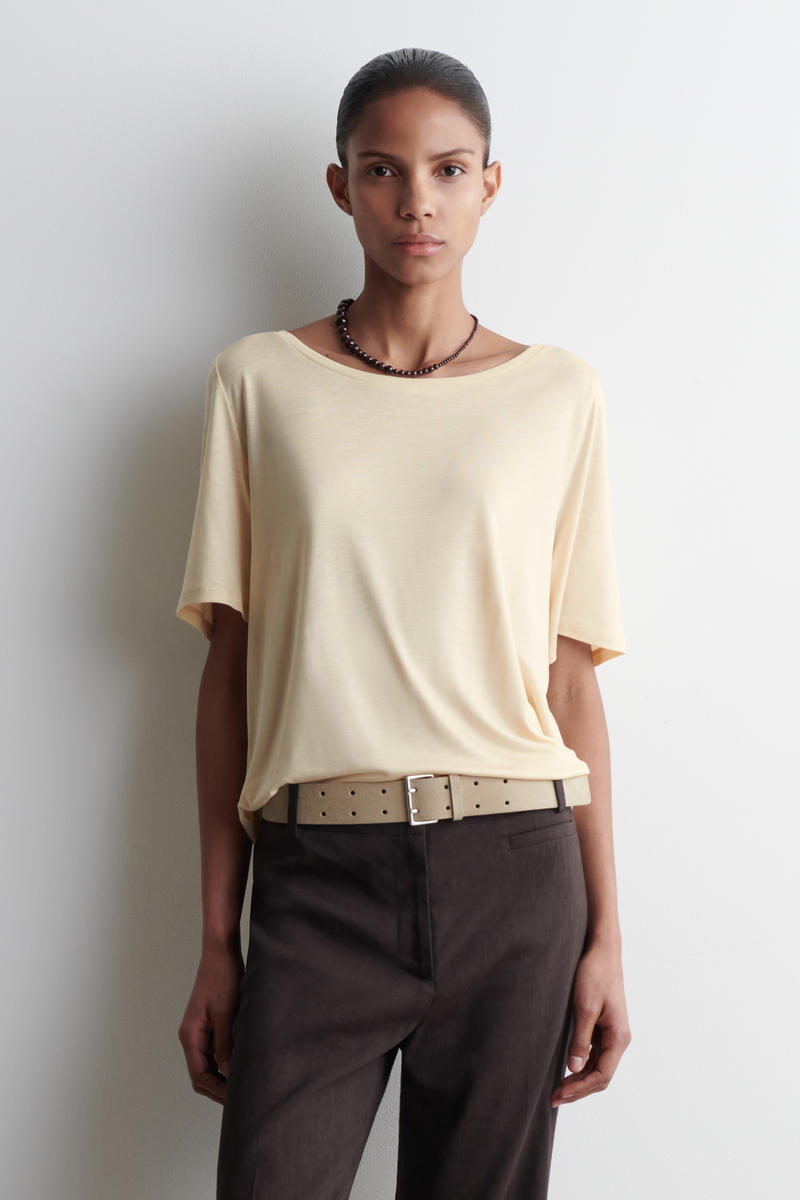 Cos Relaxed Scoop-neck T-shirt