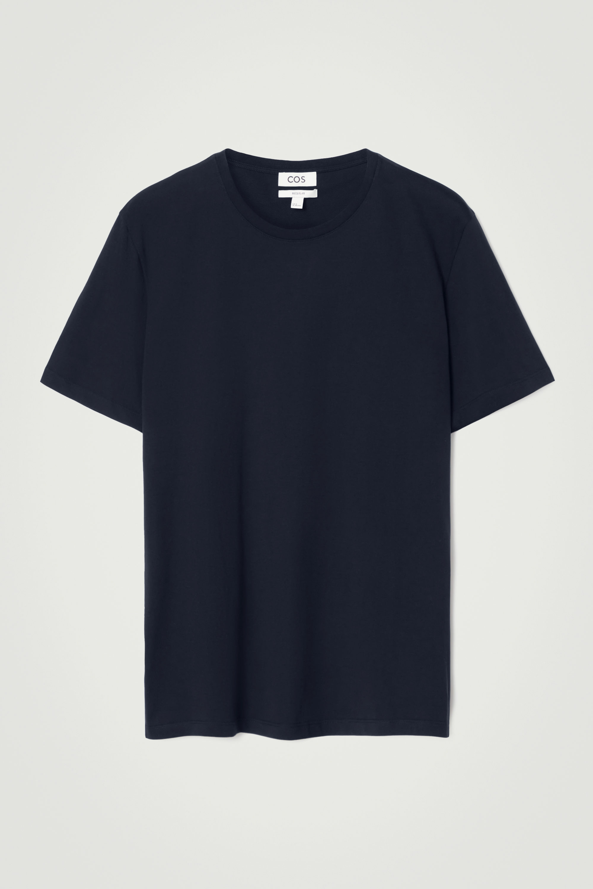 REGULAR COTTON T-SHIRT - BLACK | COS