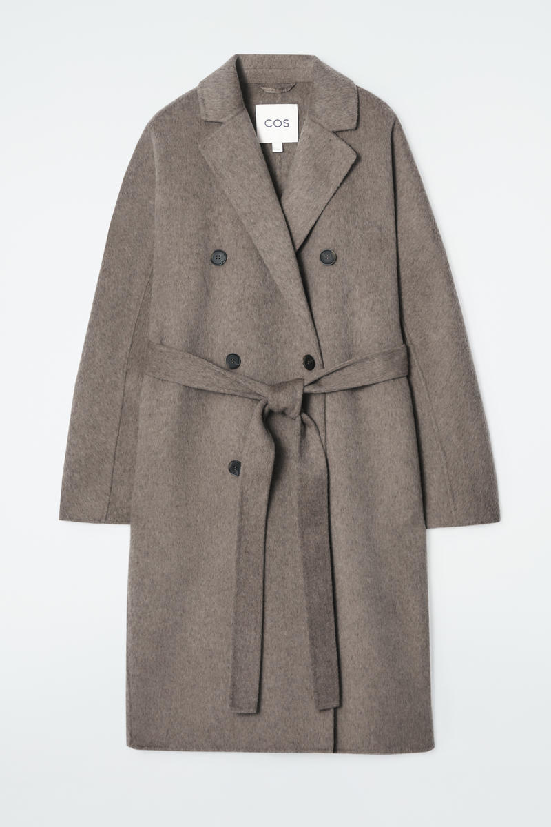 Oversized Double-Breasted Wool Coat