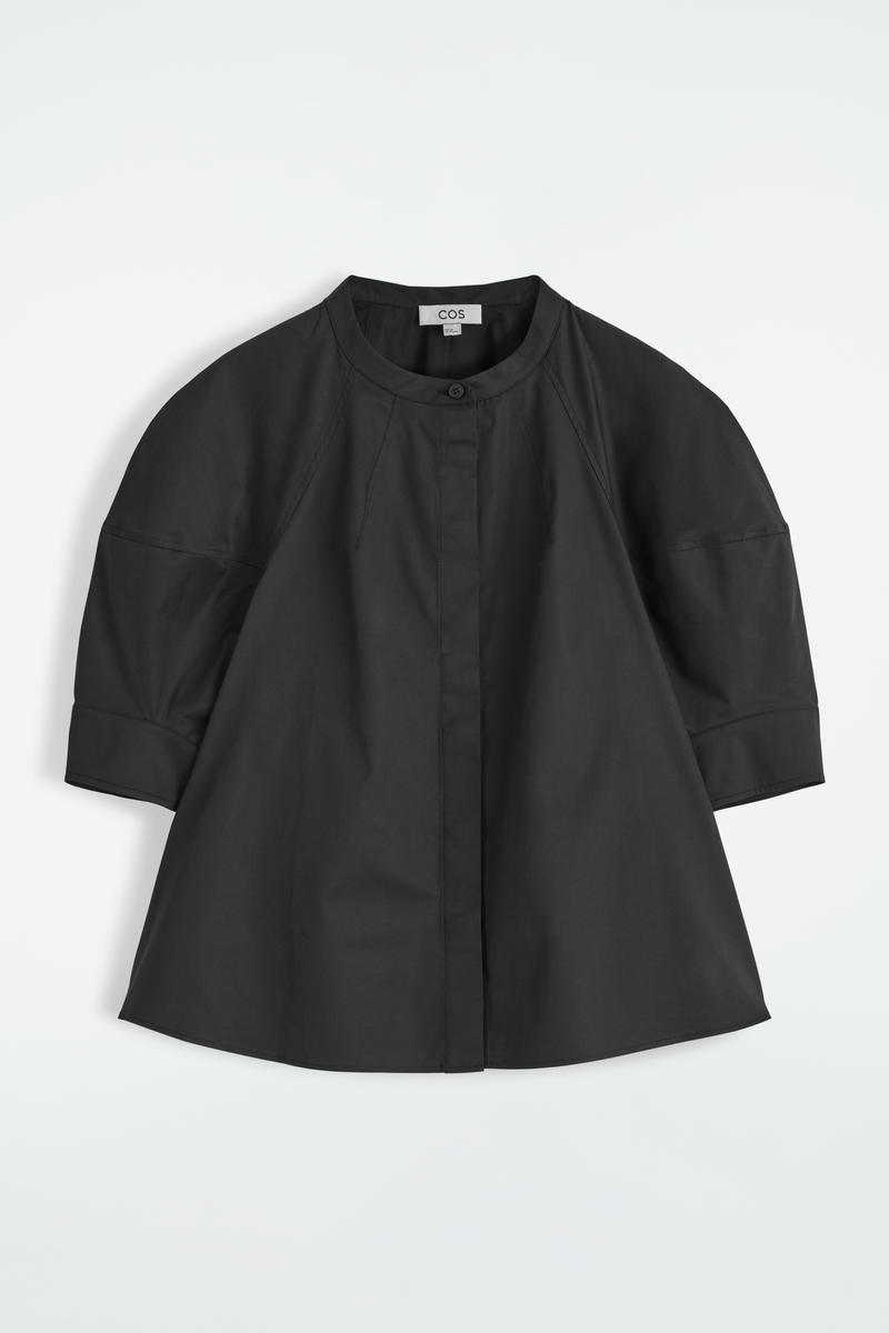 Puff-Sleeve Blouse