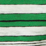bright green / white / striped