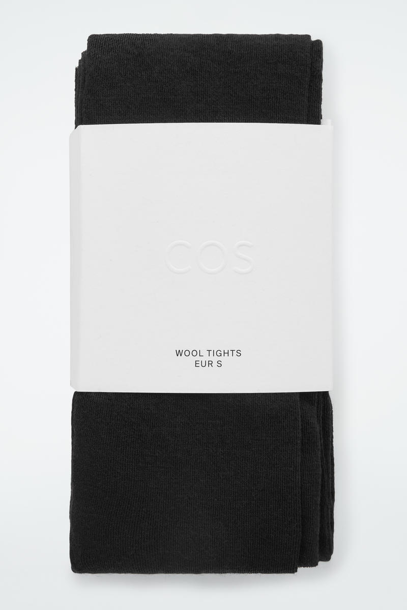 Opaque Wool-Blend Tights