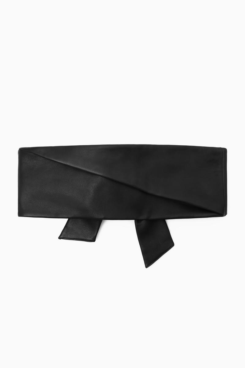 Knotted Leather Waist Belt