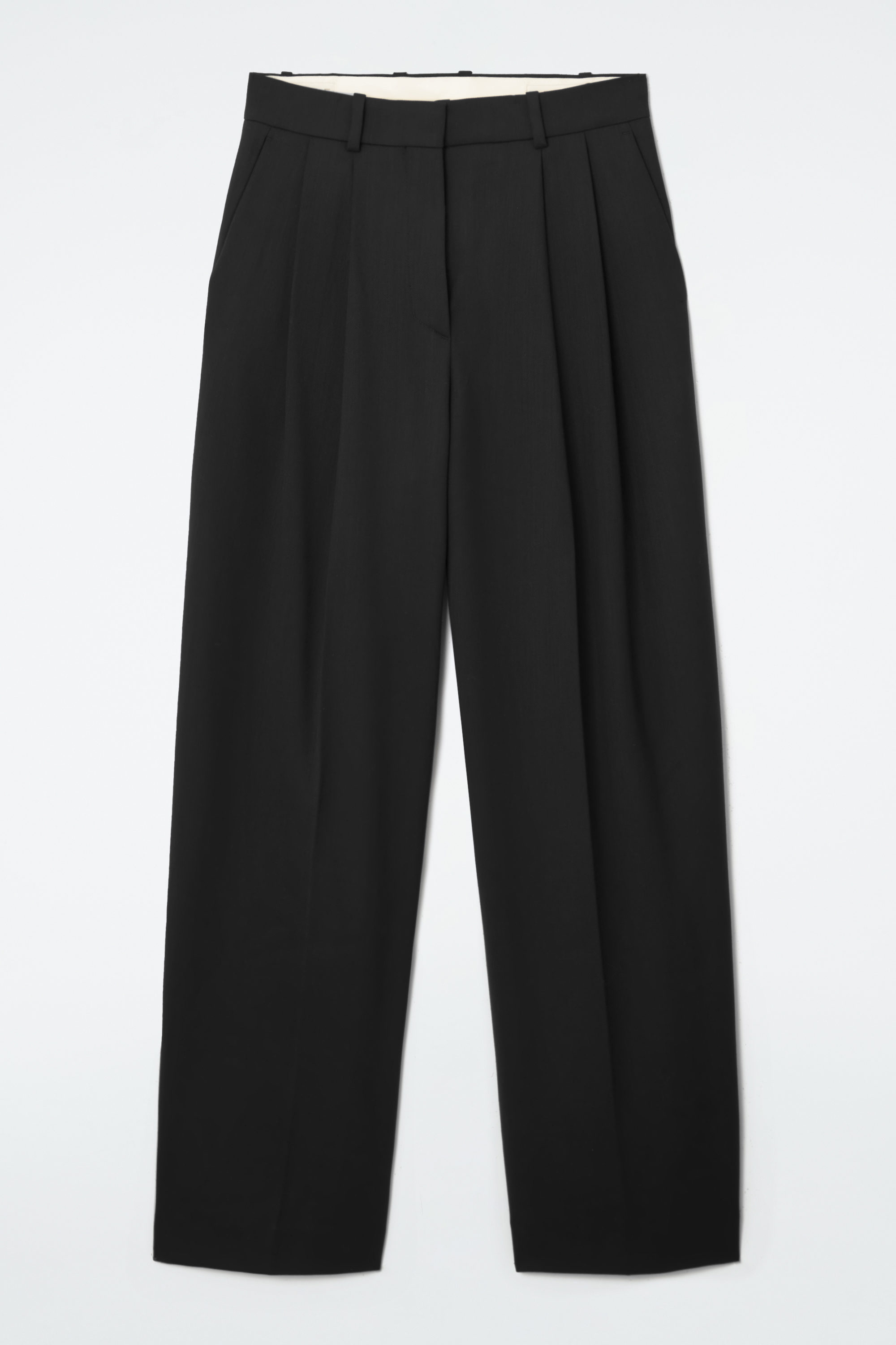パンツ PLAIN SS25 PANTALONE PINCES LARGO (2974B4007 NERO) JAG4857_ZP10111319Z-