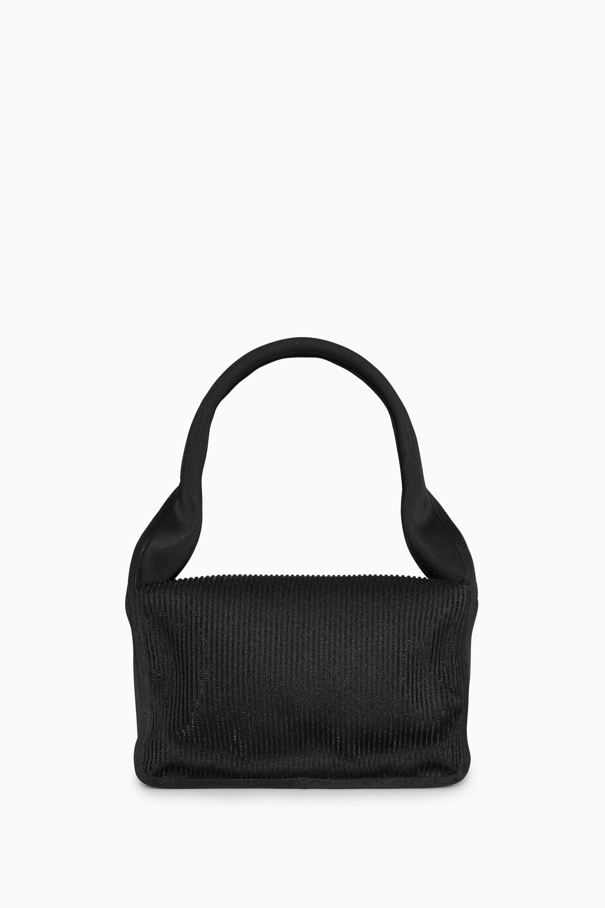 RIBBED SHOULDER BAG - NEOPRENE - BLUE | COS
