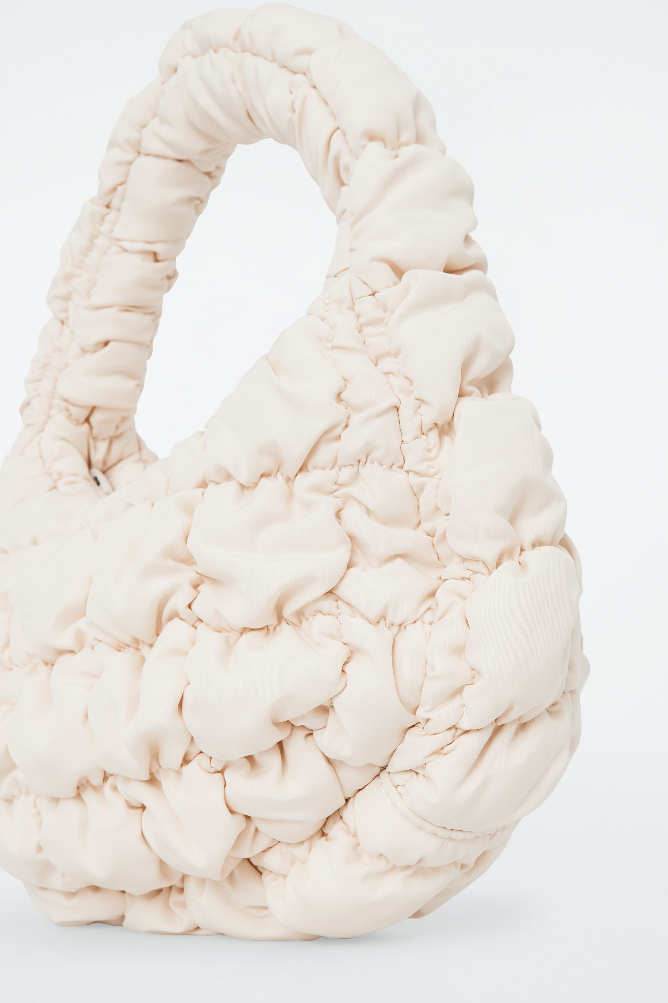 QUILTED MICRO BAG - ECRU | COS