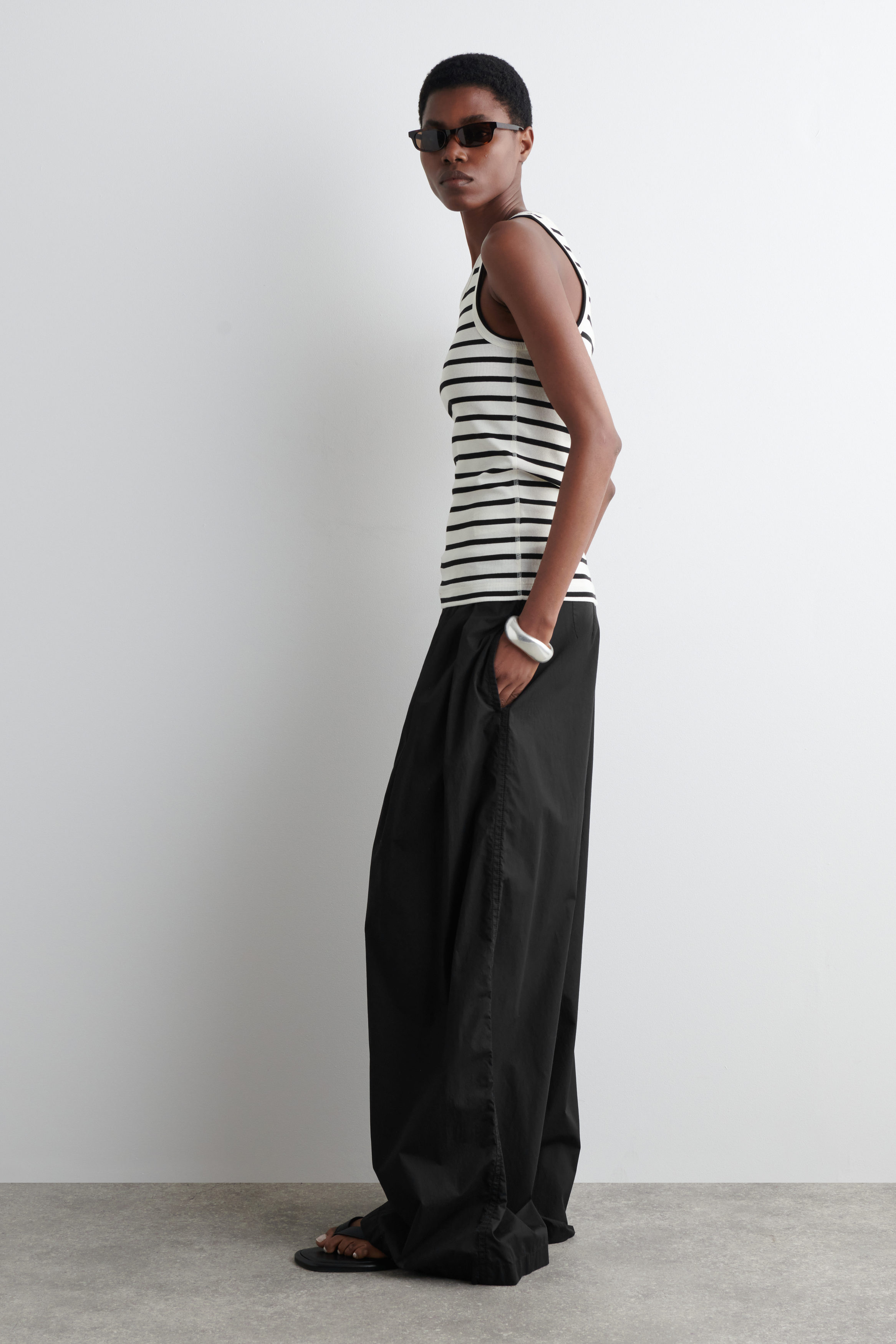 売れ筋商品|||フィリッパコー Tシャツ レディース トップス FINE SINGLET - Top - black ワンフォークロージング 1111clothing ◇STARTER ショート丈