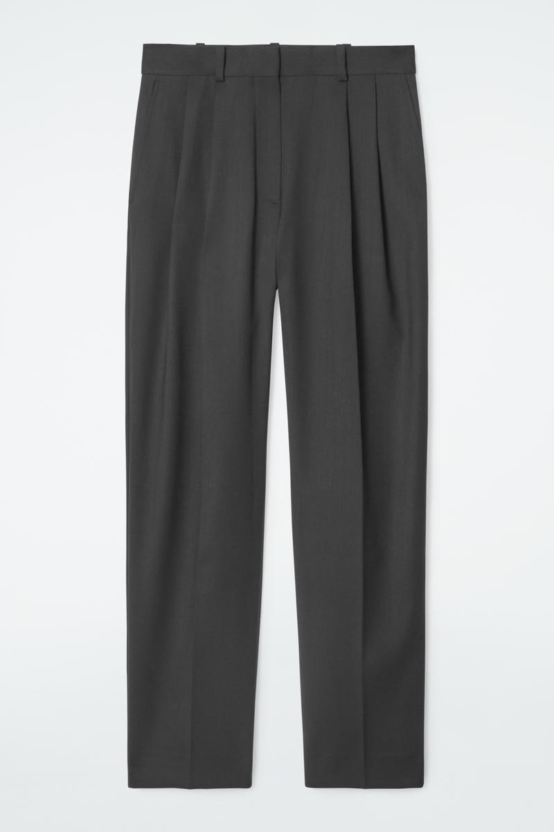 Slim Tailored Wool-Blend Trousers