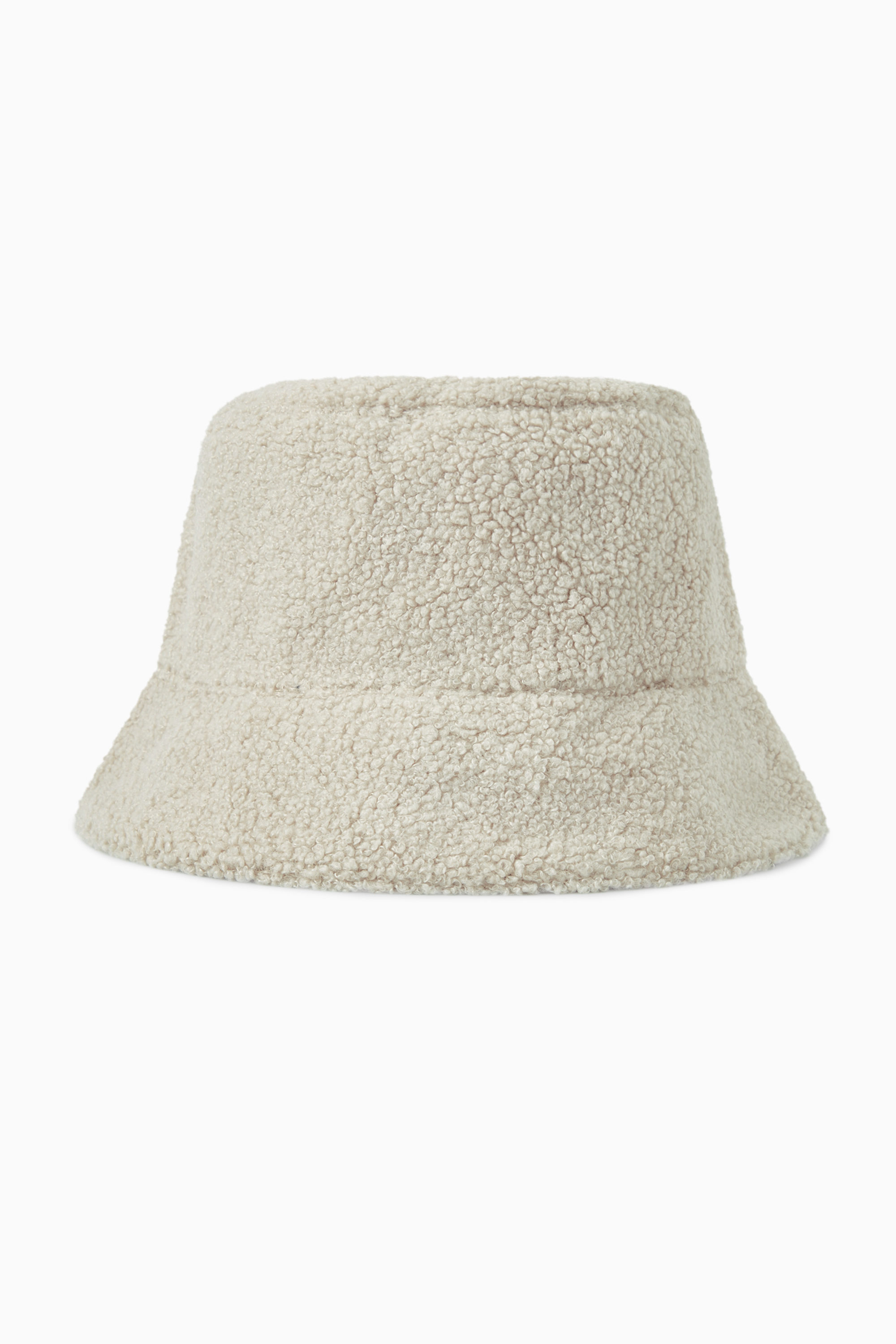 Reversible teddy bucket hat - BLACK 