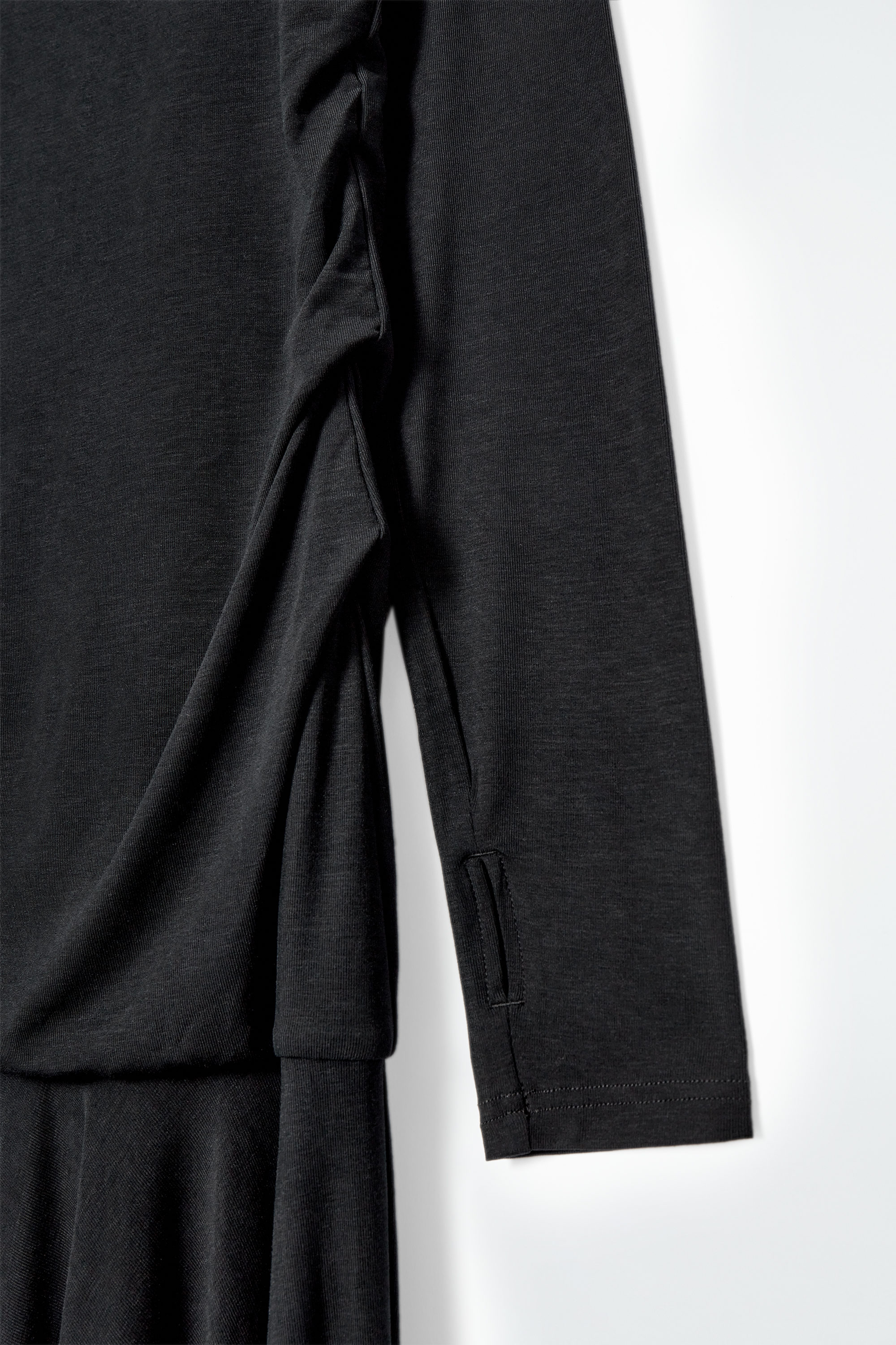 Off Stamp Second Skin L/S Turtle Neck in BLACK for Women