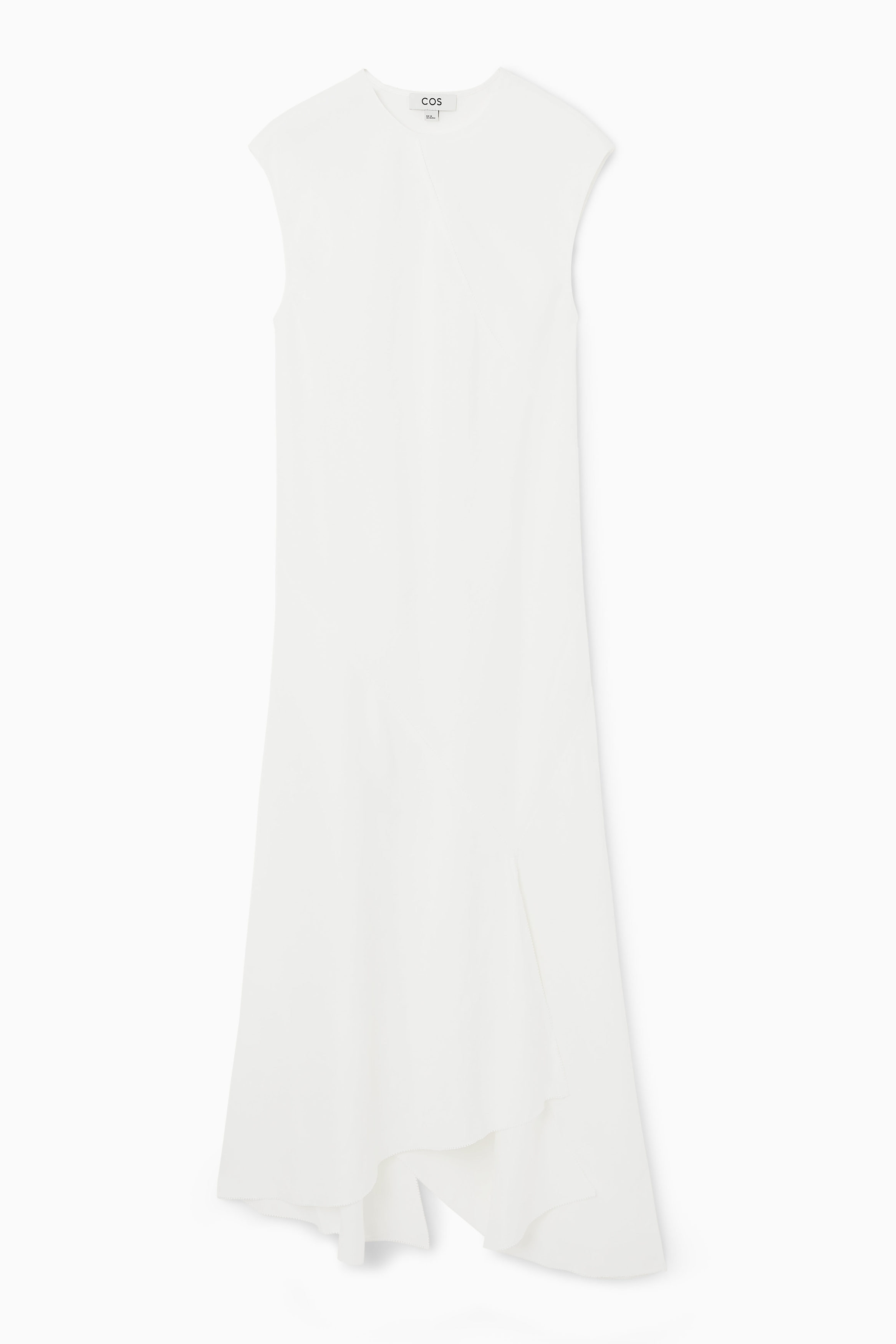 cos asymmetric layered dress COS Baby Blue Asymmetrical Layered Shirt Dress