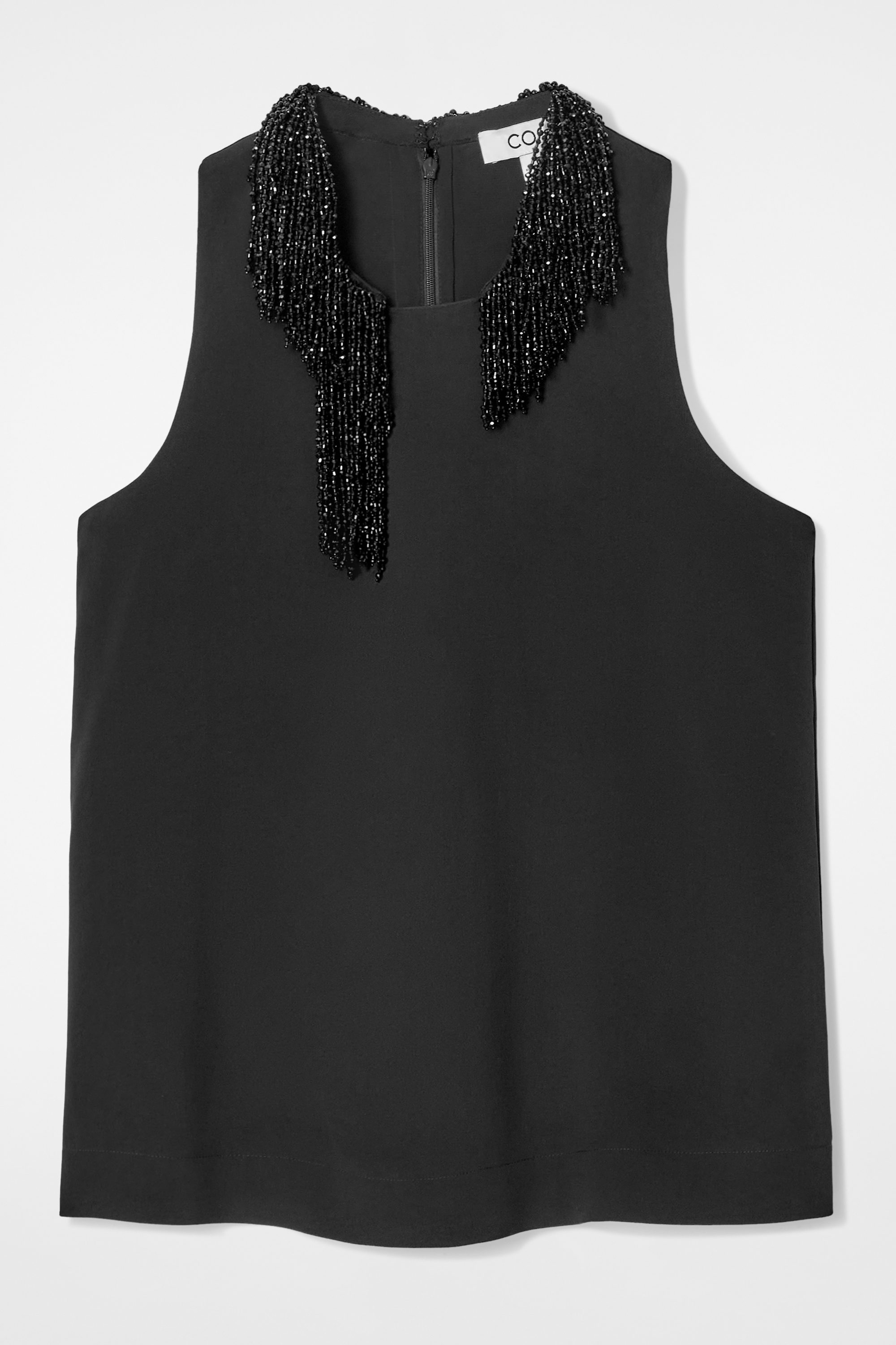 DEVOA】Knit neck parts cotton wool cashmere /FADE BLACK