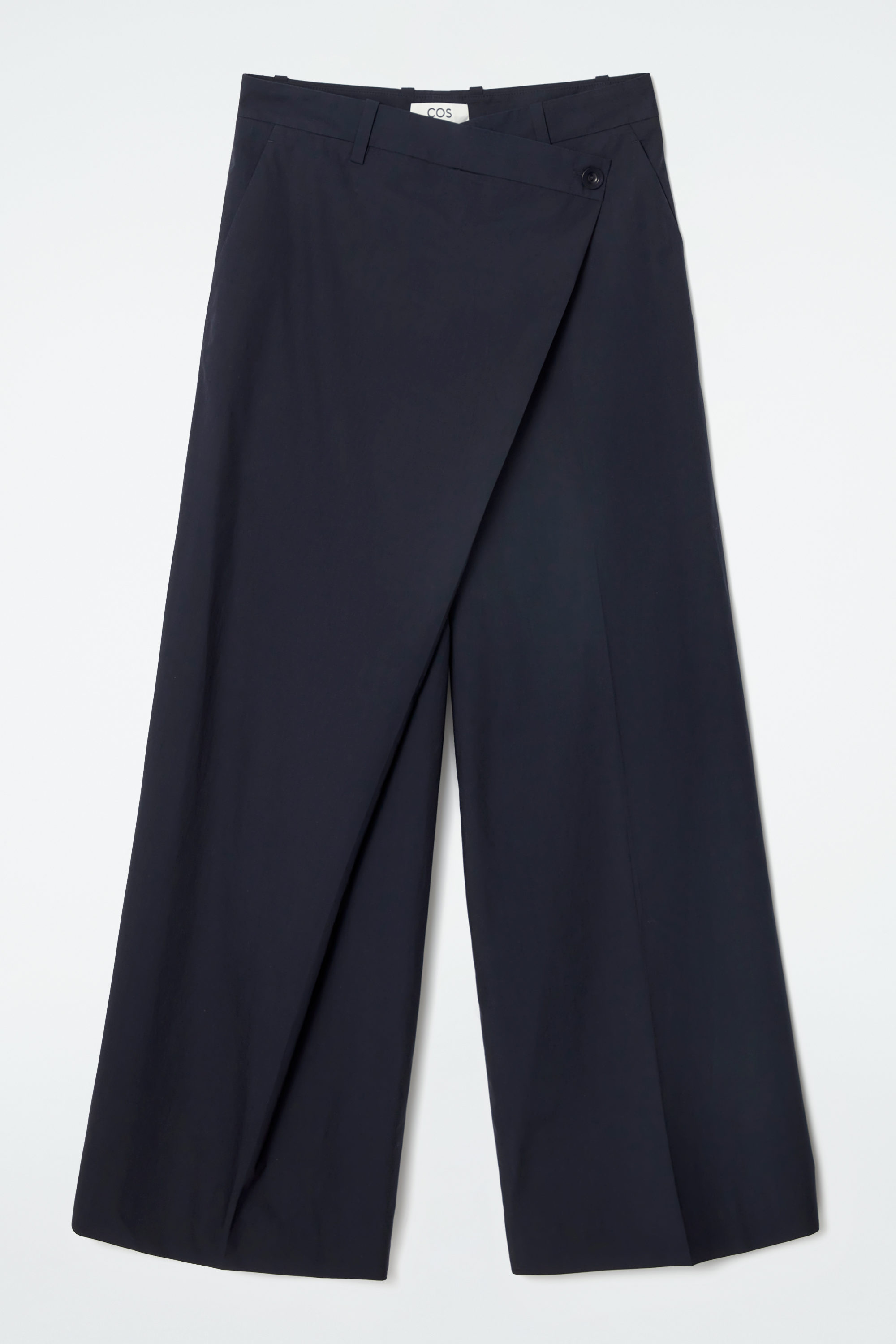 ASYMMETRIC WRAP PANTS - BEIGE | COS
