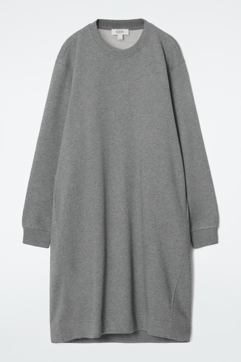 Oversized Sweatshirt Midi Dress