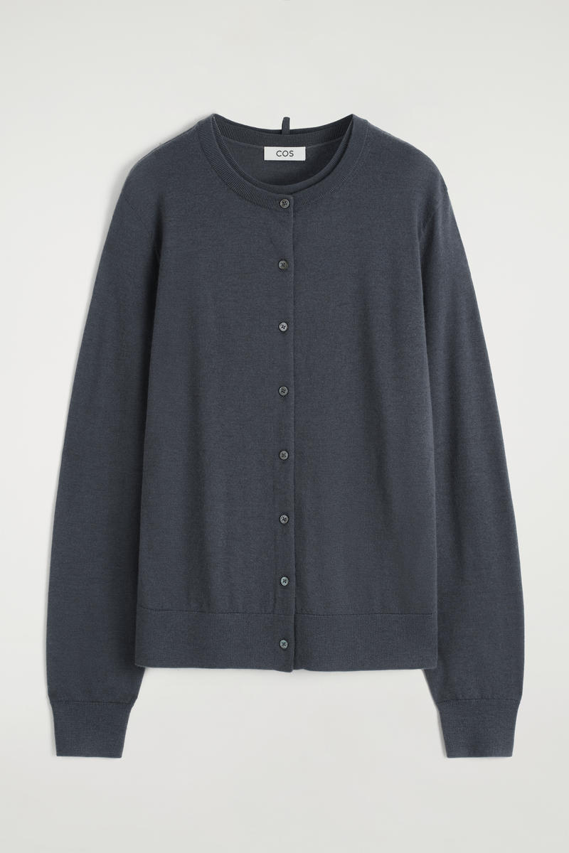 Cos Il Cardigan In Cashmere Fine