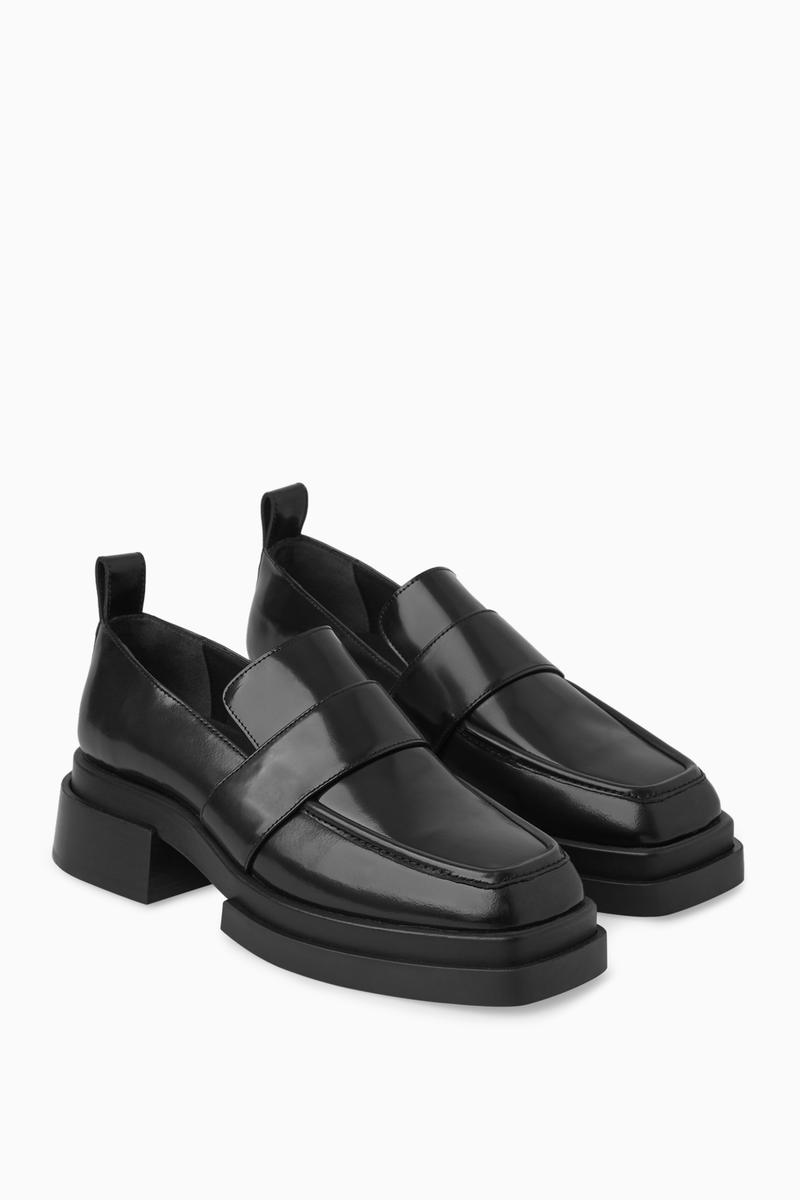 Chunky Leather Loafers