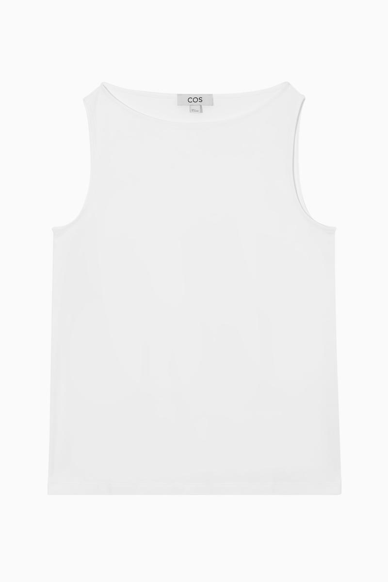 Boat-Neck Tank Top