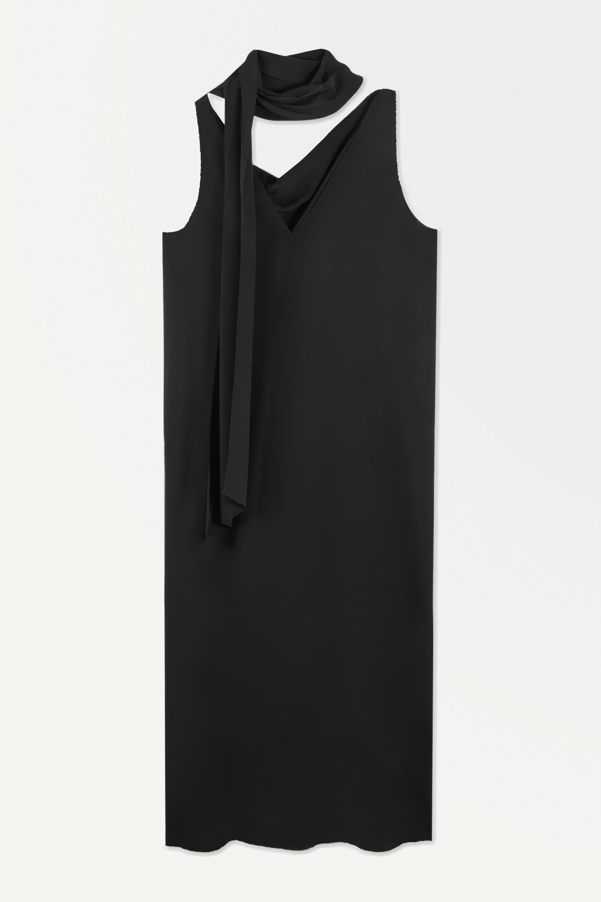 値下げ Deuxieme Classe silk dress シルクドレス 黒 Black Silk Maxi Dress | Timeless Elegance - atthrea
