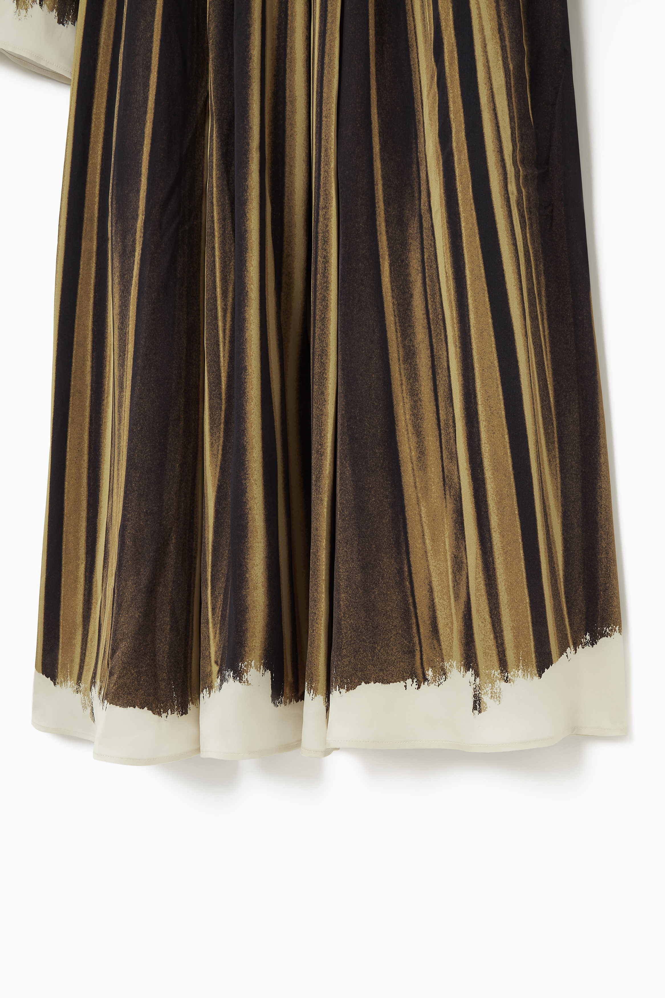 slim fit dress slacks Gold Satin Midi Shift Dress – Mint Velvet main image 0