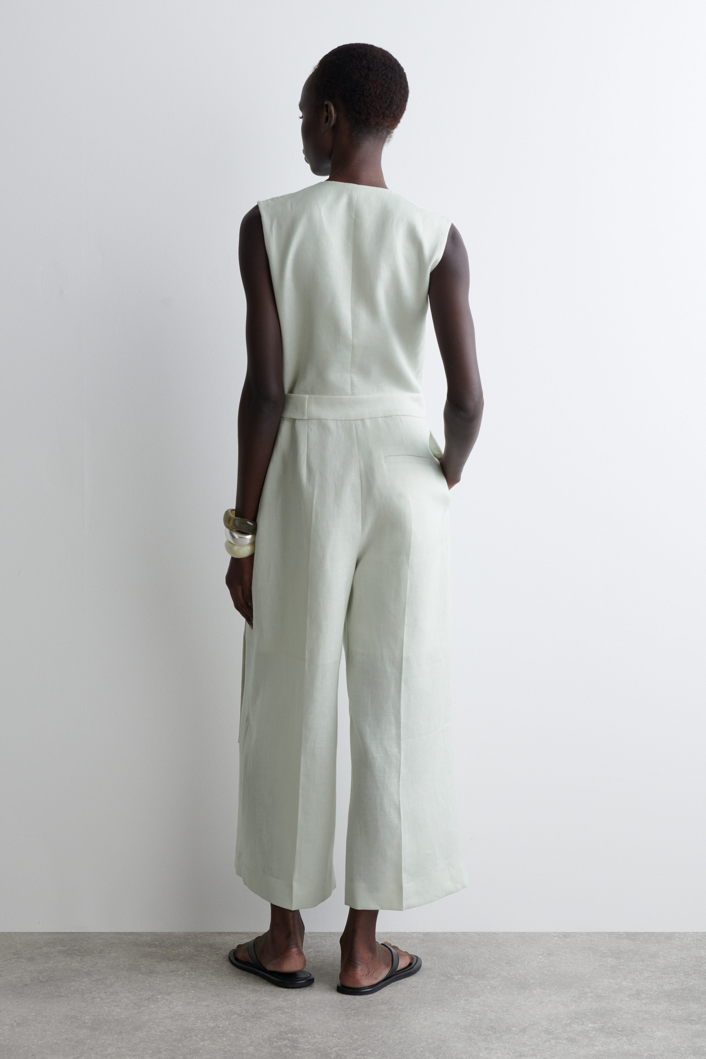 TODAYFUL トゥデイフル Linen Sleeveless Combinaison｜BORN