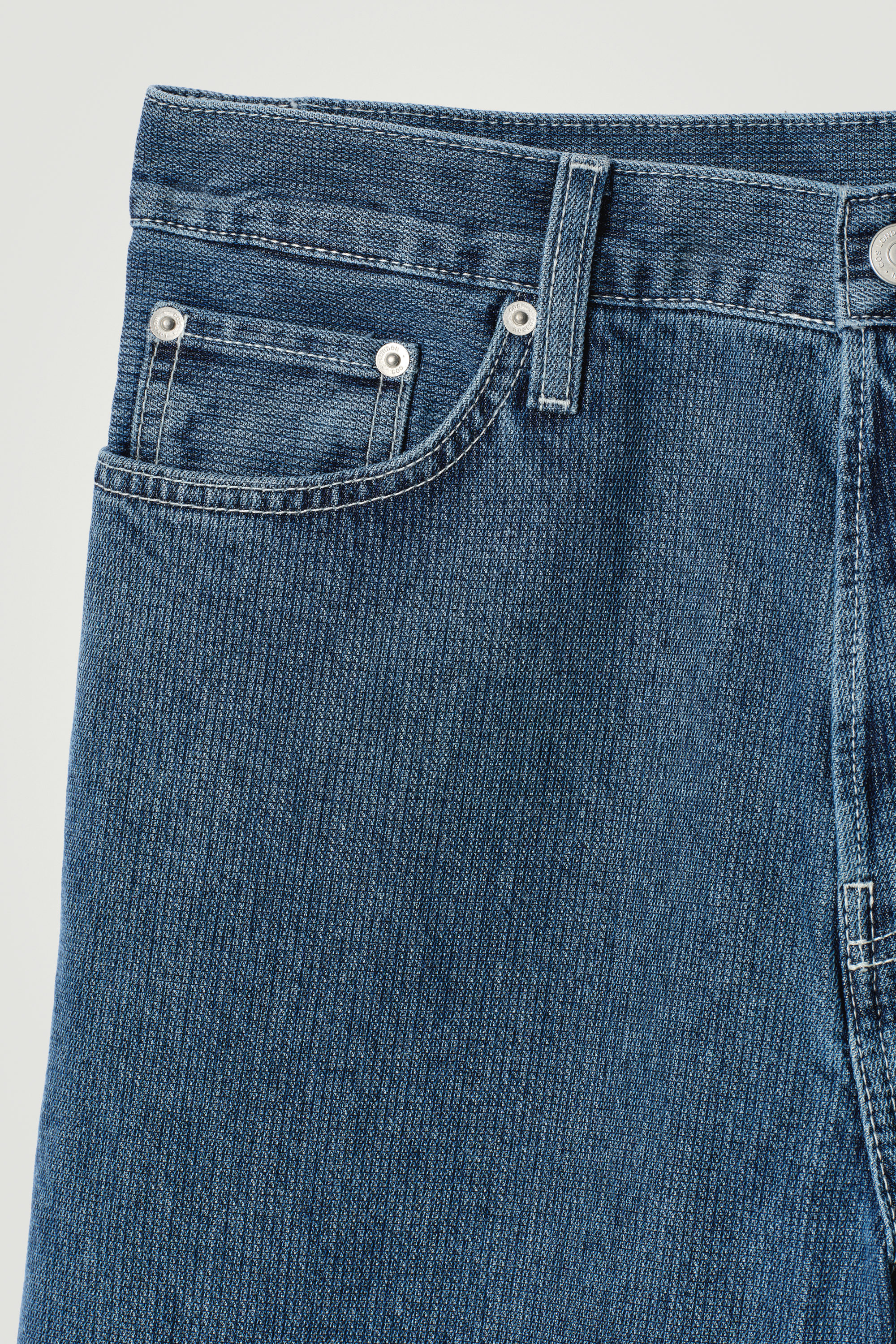 RIDER STRAIGHT-LEG JEANS - DARK BLUE | COS
