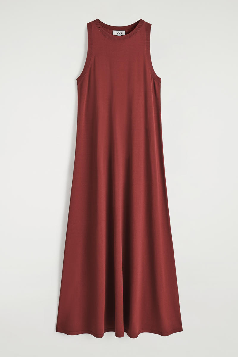 Cos Sleeveless Knitted Midi Dress