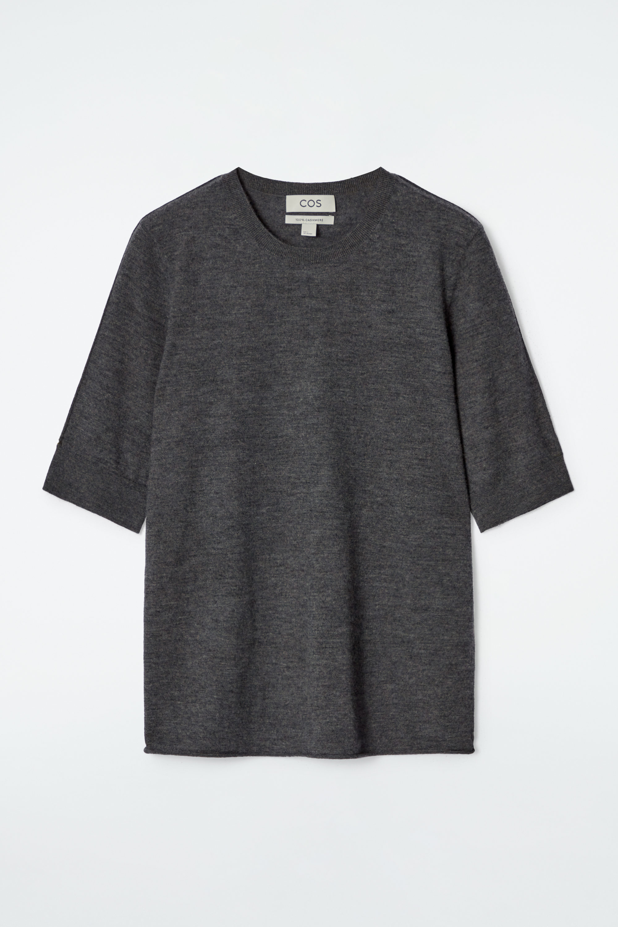 [RECTO] / ☆ 25SS CASHMERE BLEND LOOSE FIT T-SHIRT / BLACK RECTO | 렉토 Recto 25SS Cashmere Blend Loose Fit Short
