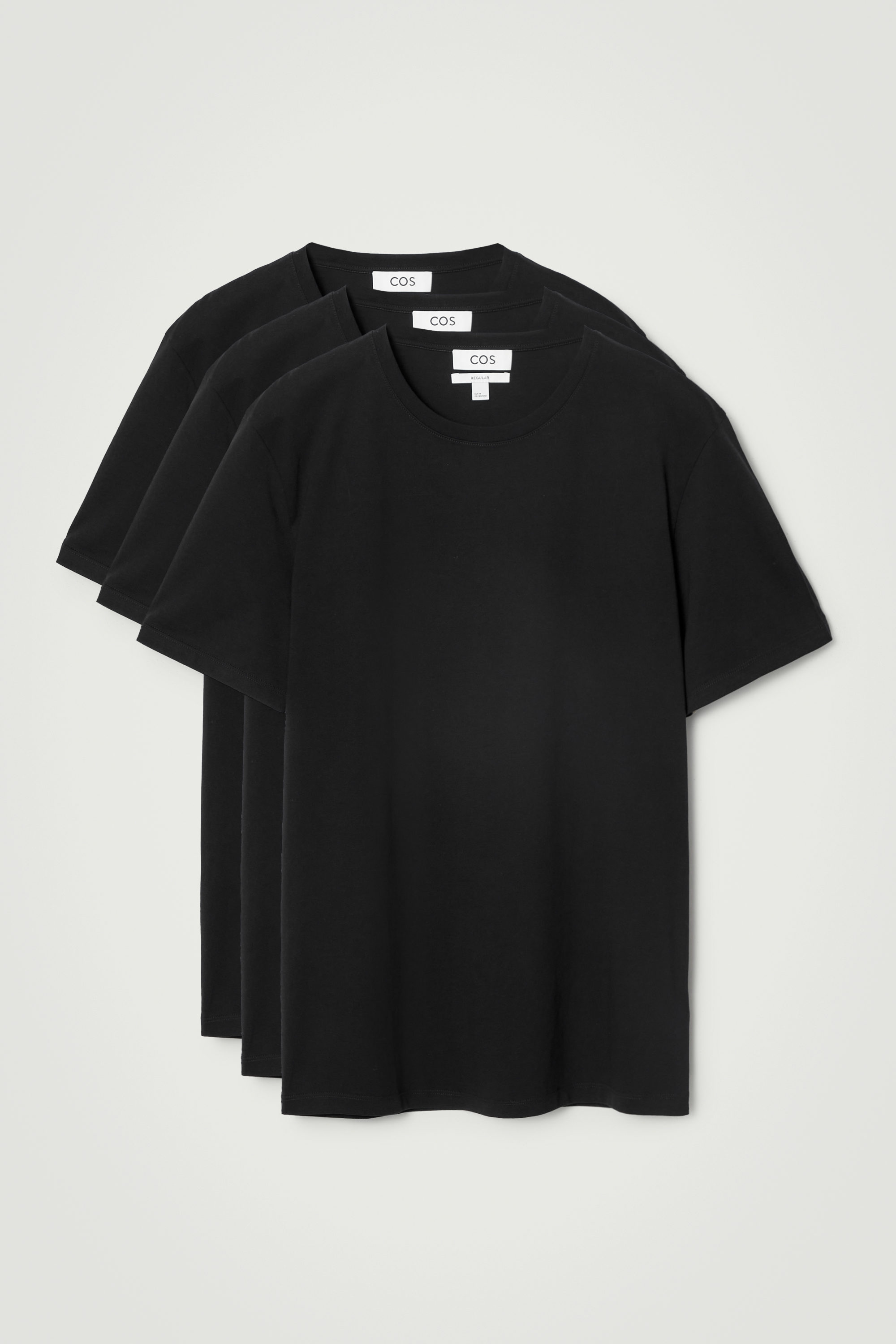 Tシャツ・カットソー LOGO T-SHIRT PACK OF 3 Men's Logo T-shirt with metallic effects | Black | Diesel