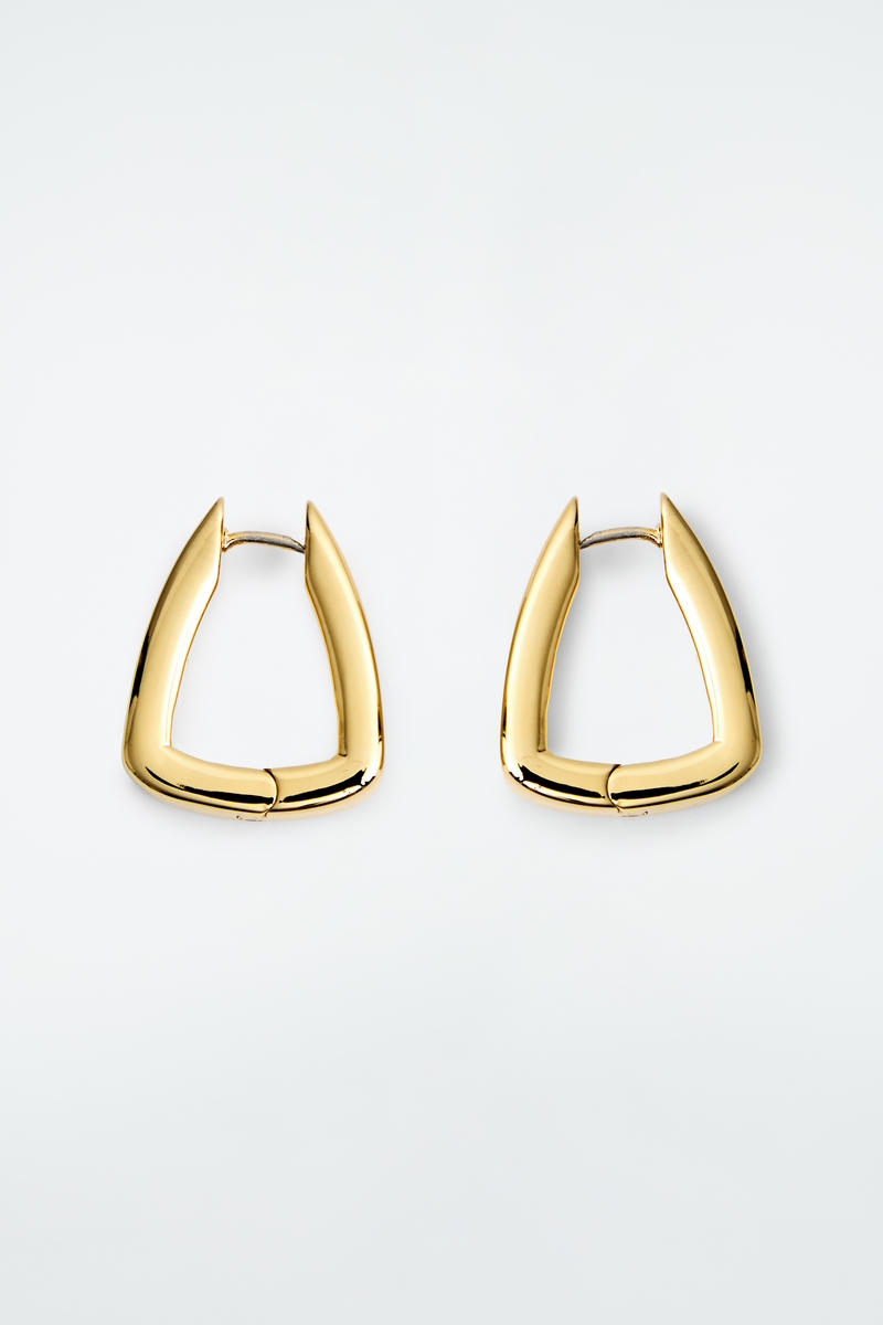 Squared Hoop Earrings