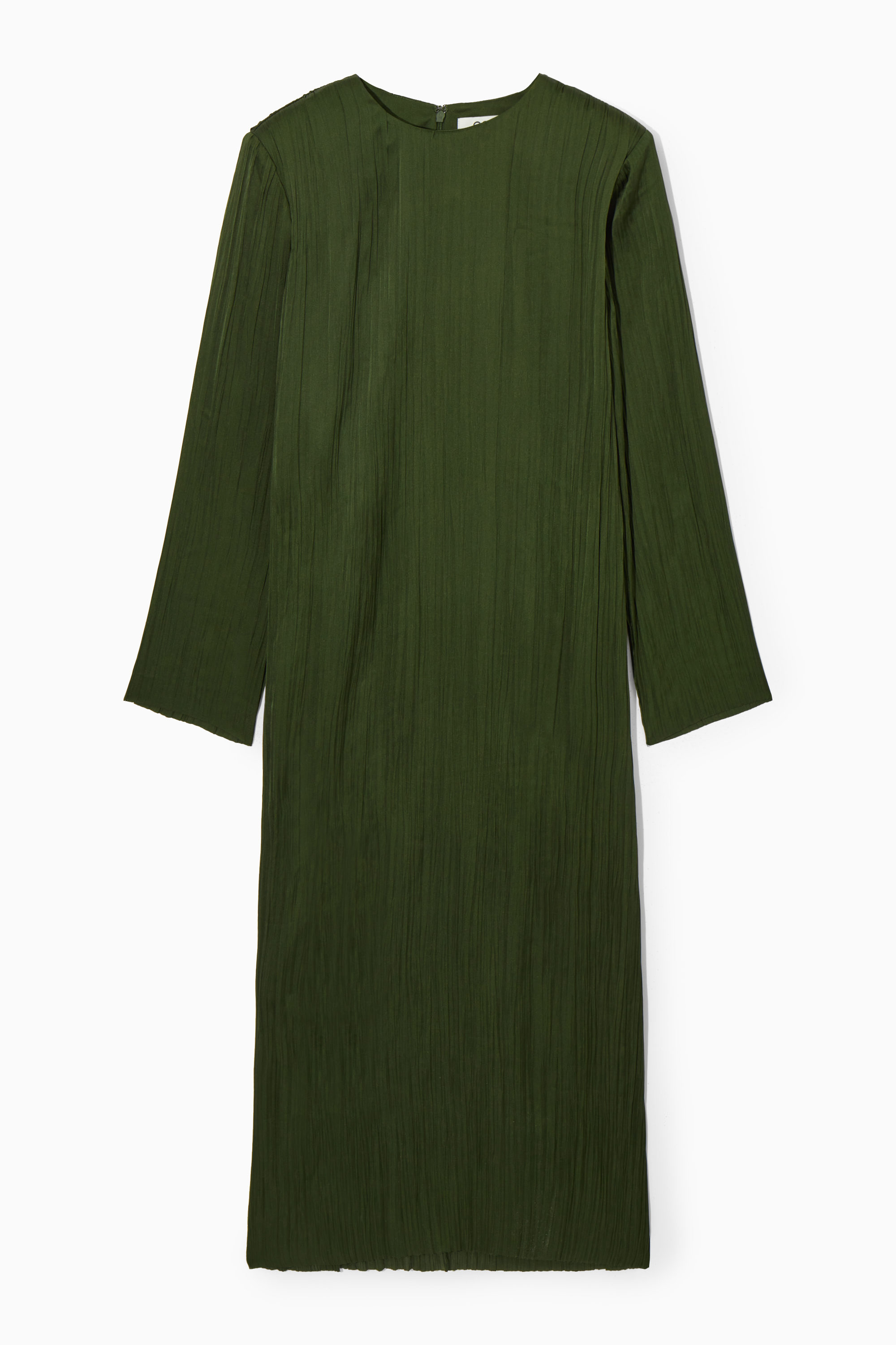 green clothing ウールレイヤー　上下セット ZHITX 2024 Women's Midi Dress Long Sleeve Solid Color V-Neck