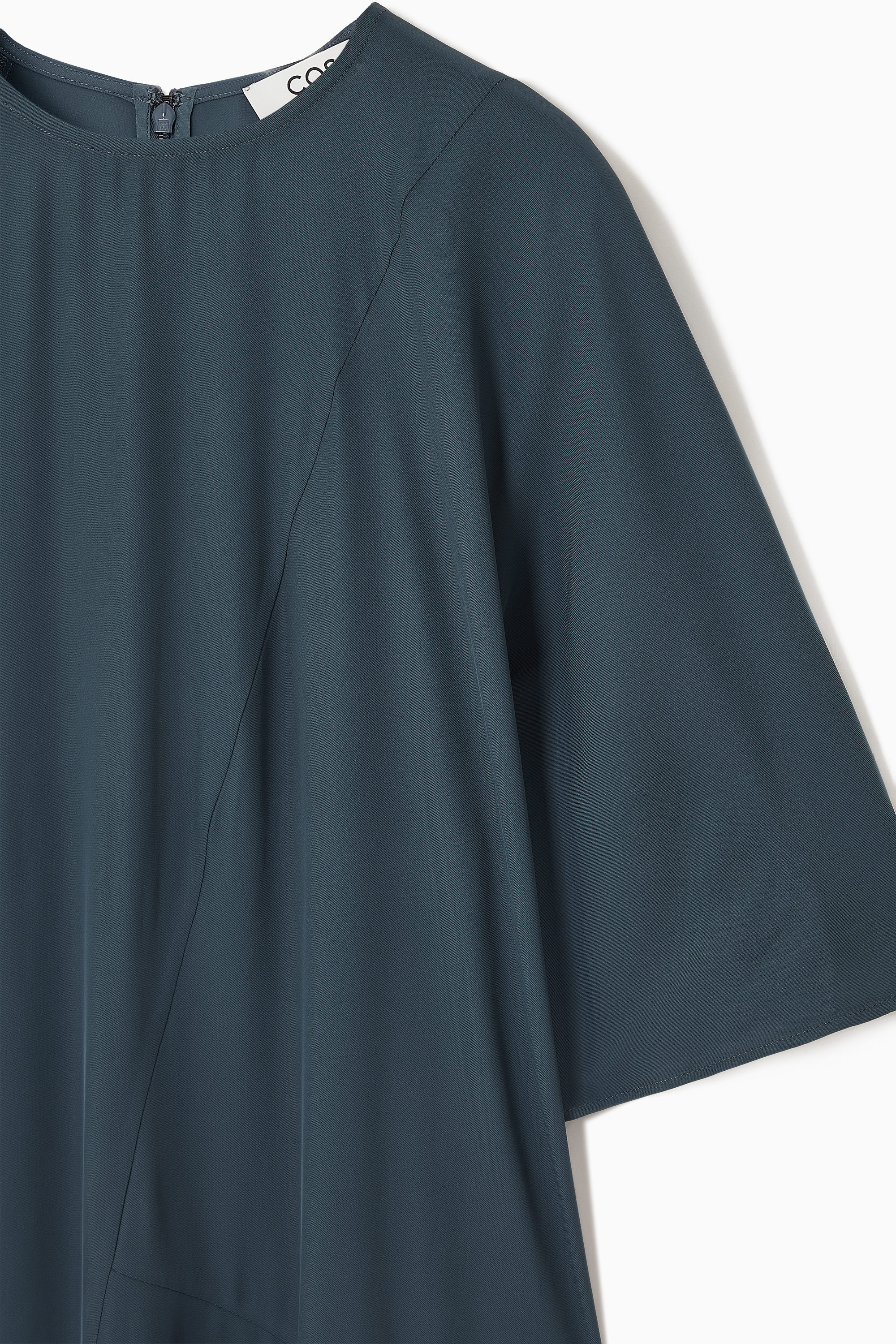 Cos ASYMMETRIC DRAPED MIDI DRESS | King's Cross