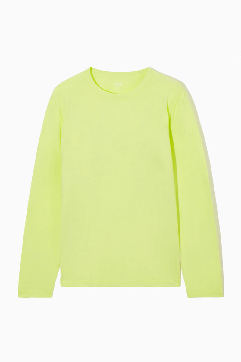 Lightweight Long-Sleeved T-Shirt in Yellow