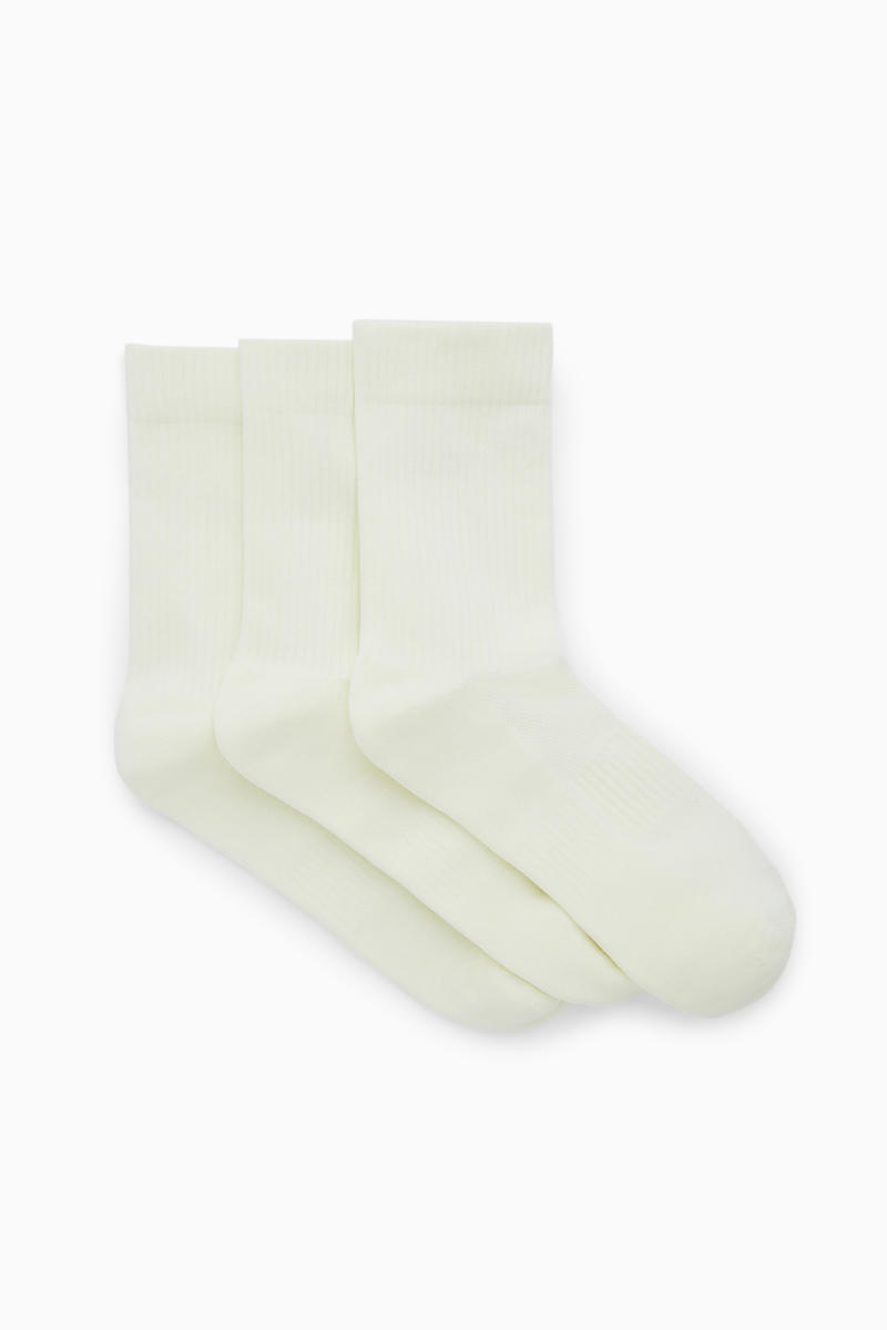 3-Pack Ribbed Sport Socks