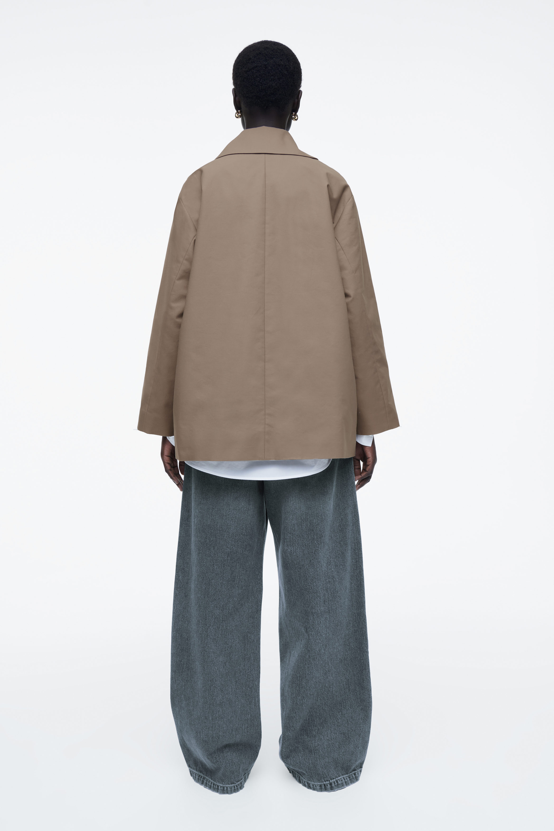 【新品タグ付き】COS 襟付きコットンカージャケット COLLARED COTTON CAR JACKET 襟付きコットンカージャケット｜COS