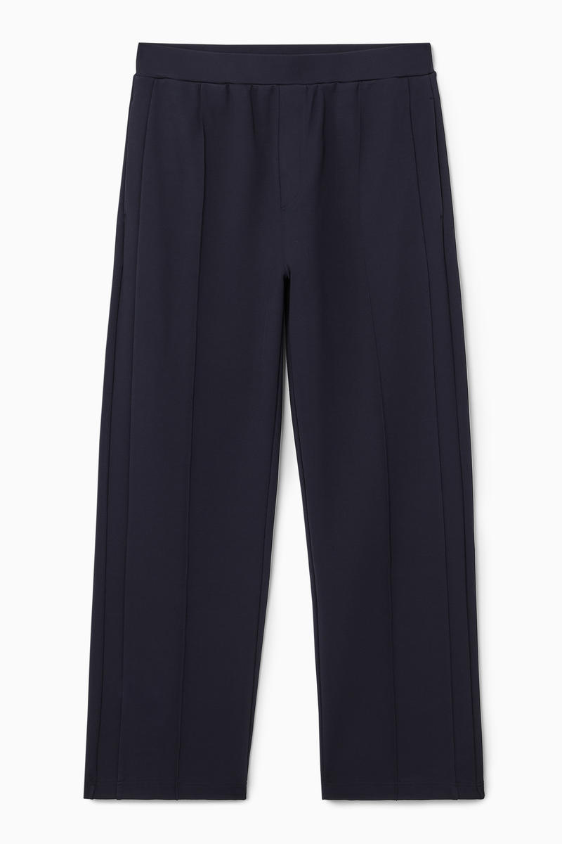 Straight-Leg Pintucked Joggers