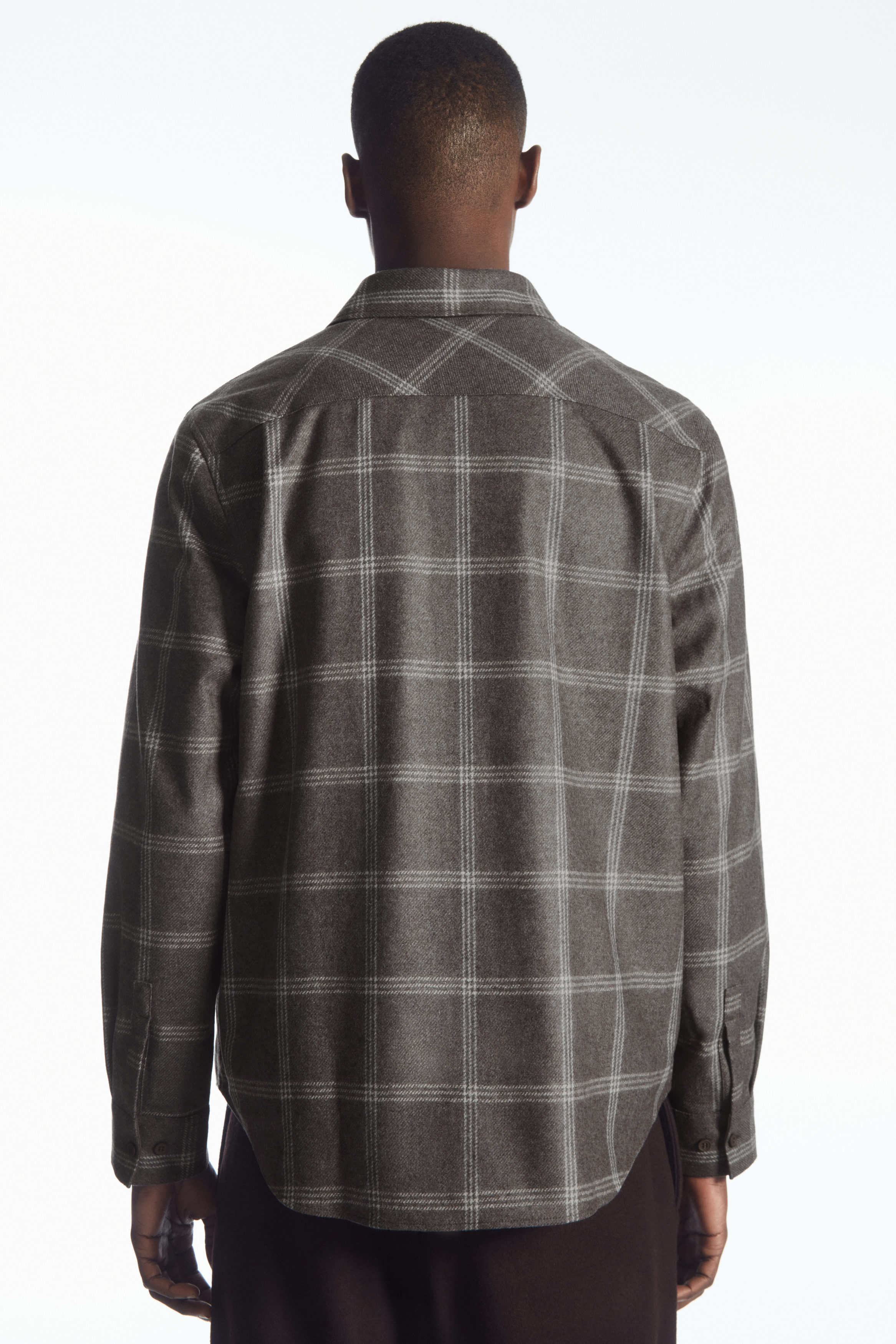 CHECKED WOOL SHIRT