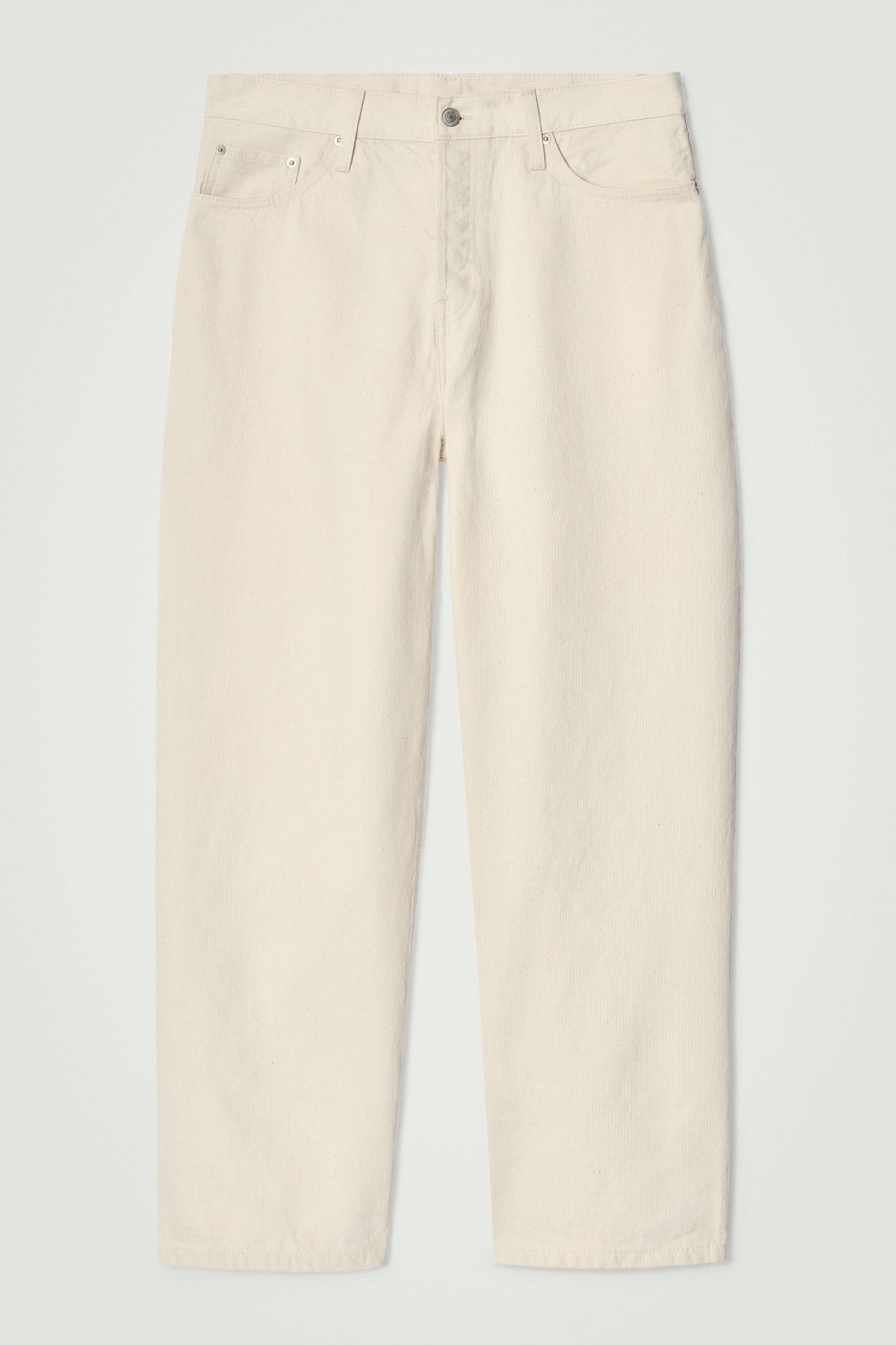 ★  JEANS★チャンキー レースアップ★WHITE/CREAM★ Proenza Schouler Ellsworth Jean - Ecru | Proenza Schouler